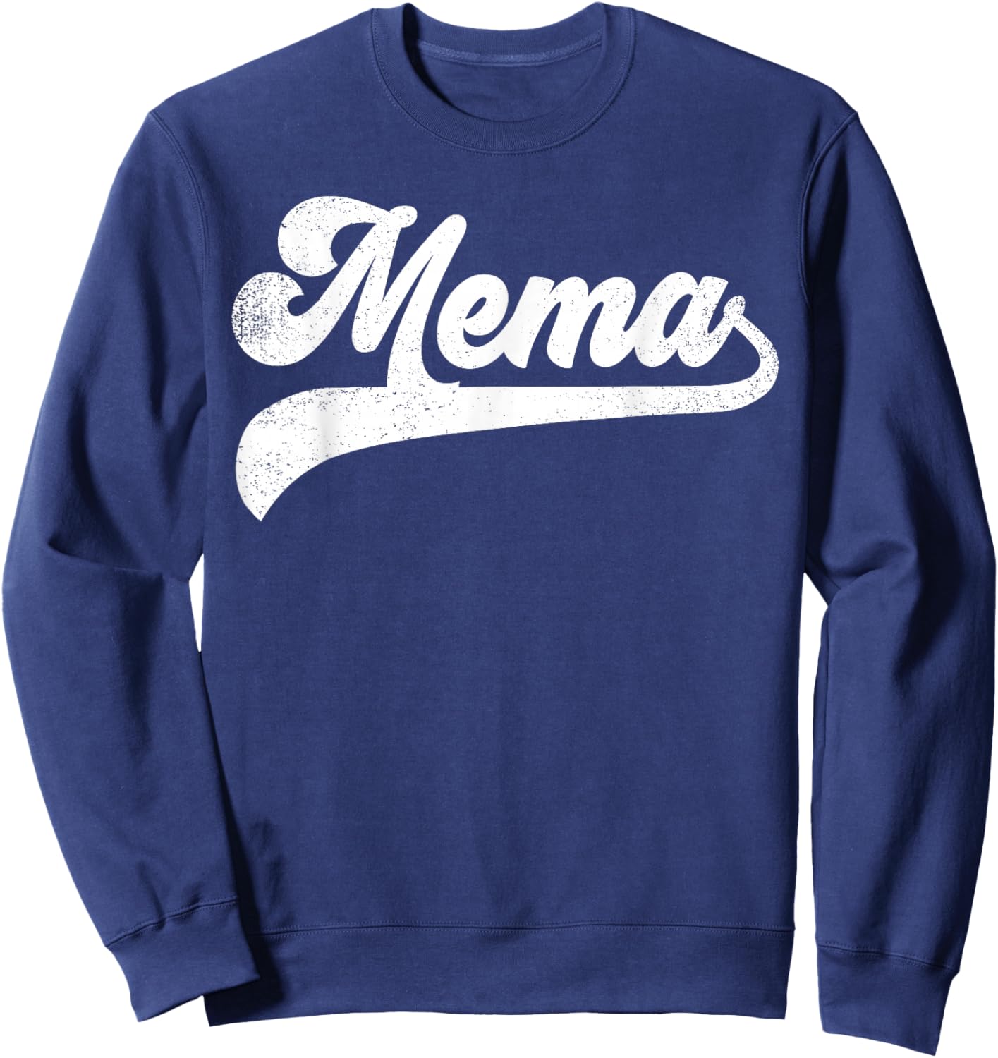Mema Gifts Mother's Day Mema Sweatshirt - Sweatshirt | Navy