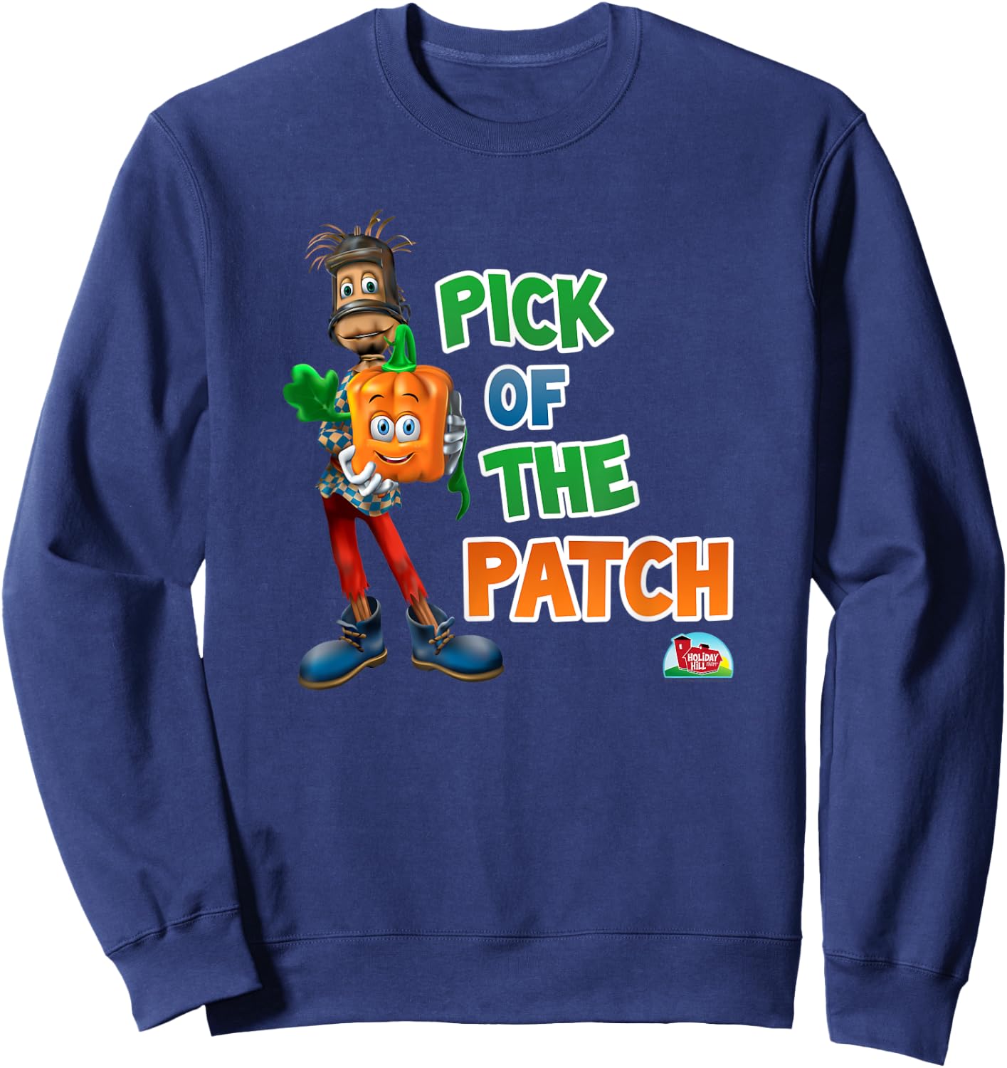 Spookley the Square Pumpkin Pick of the Patch Sweatshirt - Sweatshirt | Navy