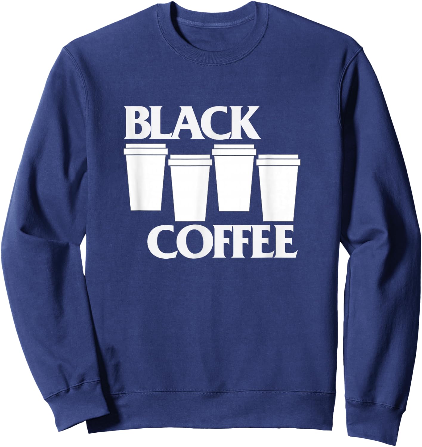 Black Coffee Punk Sweatshirt - Sweatshirt | Navy