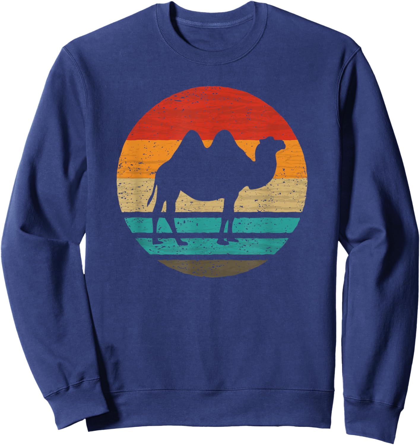 Kamel Retro Style Vintage Sweatshirt - Sweatshirt | Navy