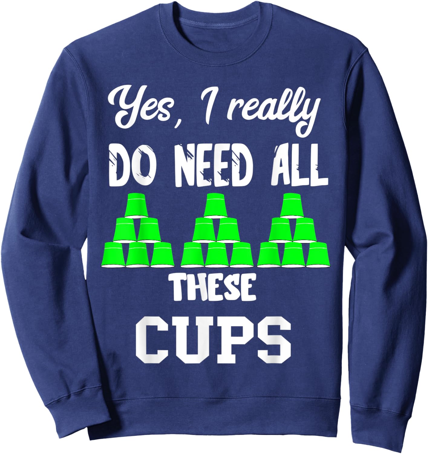 Speed Cups Stacking Sport Stacker Sport Stacking Sweatshirt - Sweatshirt | Navy