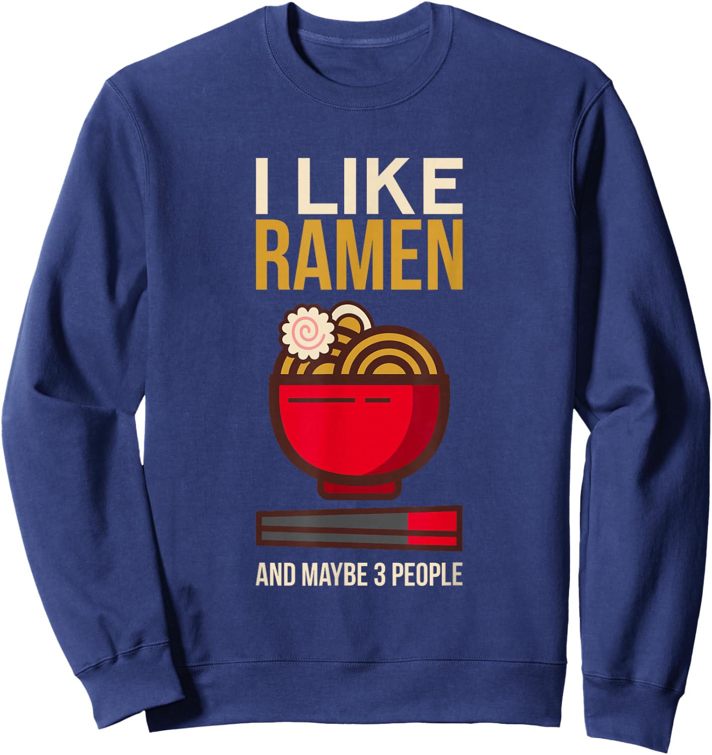 Ramen Kawaii Anime Manga Noodles Ichiran Samyang Ramen Sweatshirt - Sweatshirt | Navy