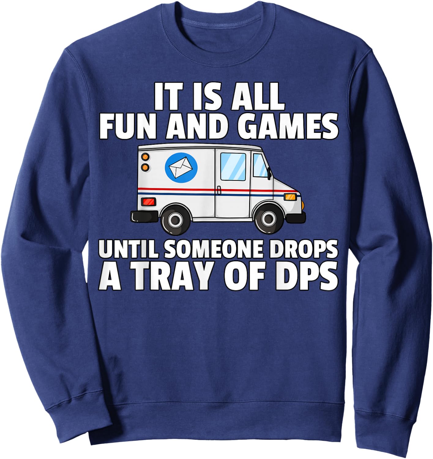 Postal Service For Mailman US Postman Worker Sweatshirt - Sweatshirt | Navy