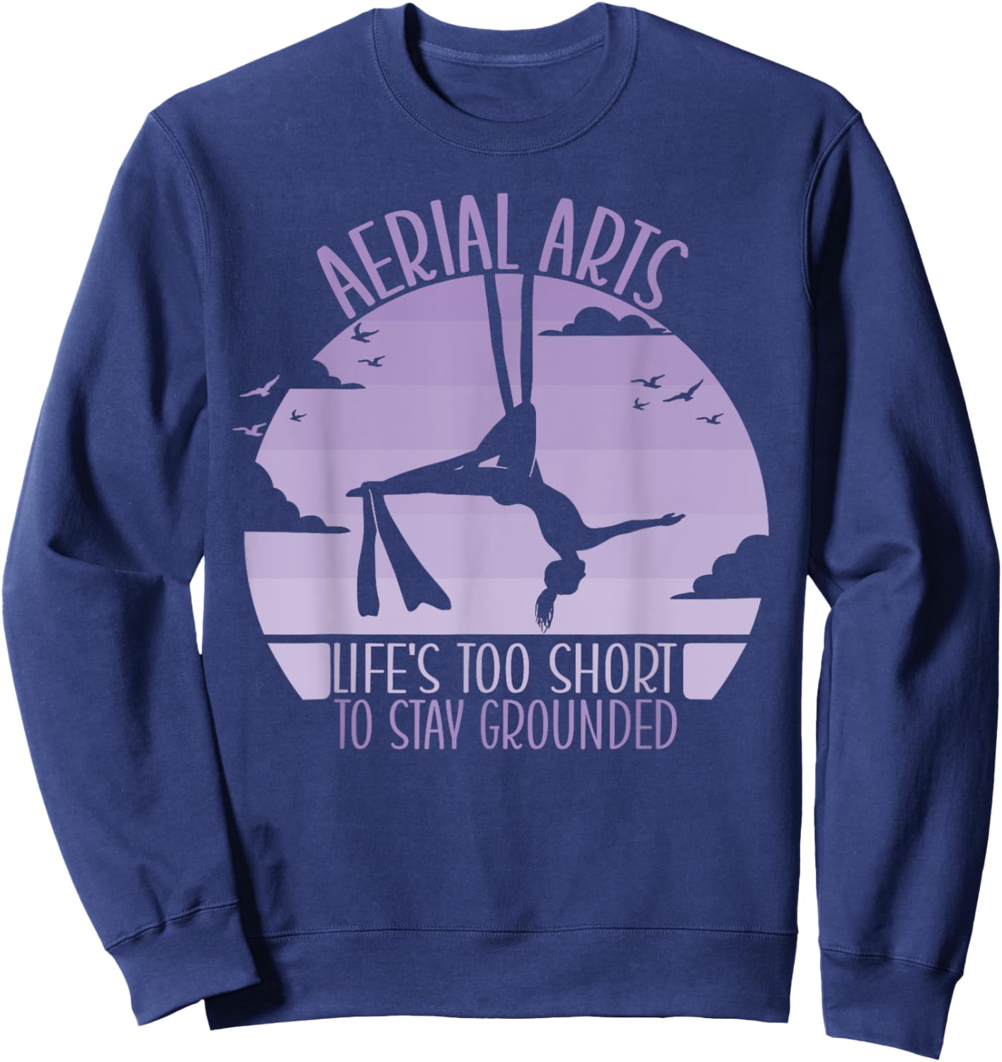 Aerialist Acrobatics Yoga Aerial Silks Aerial Arts Sweatshirt - Sweatshirt | Navy