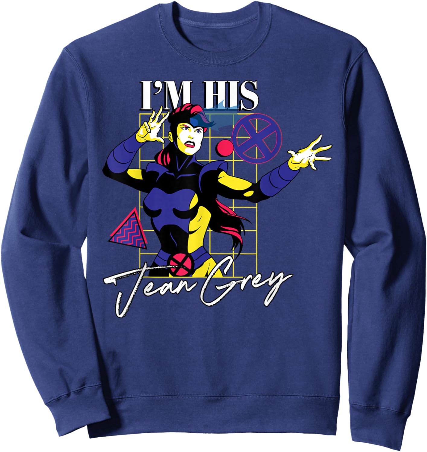 Marvel Super Heroes X-Men Couples Matching I’m His Jean Grey Sweatshirt - Sweatshirt | Navy