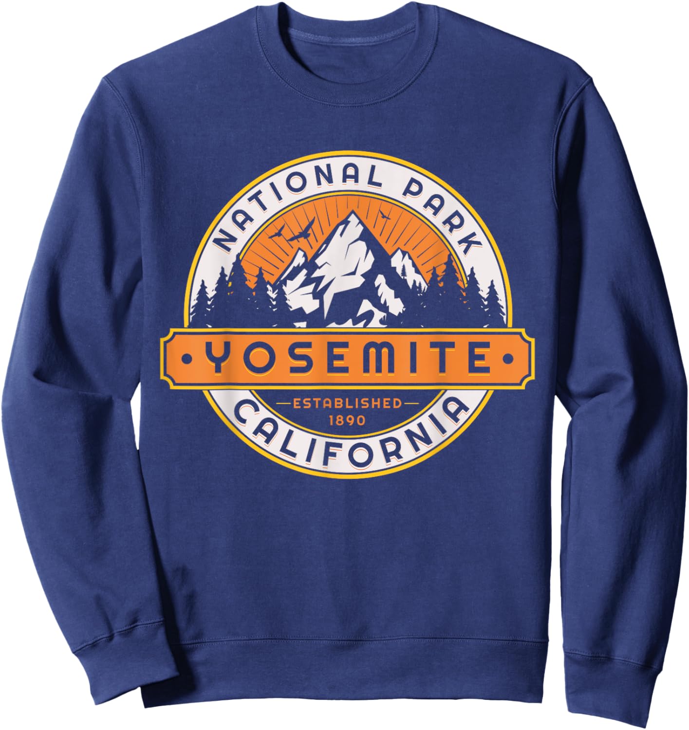 Yosemite National Park Sweatshirt - Sweatshirt | Navy