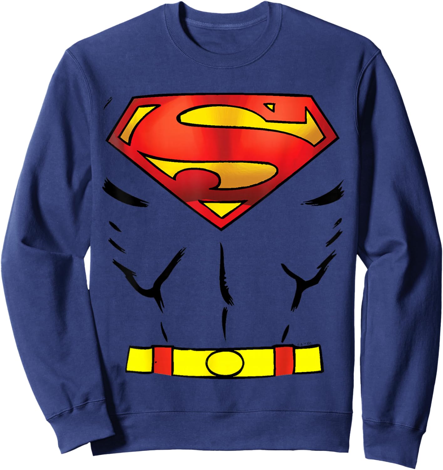 Superman Costume Sweatshirt - Sweatshirt | Navy