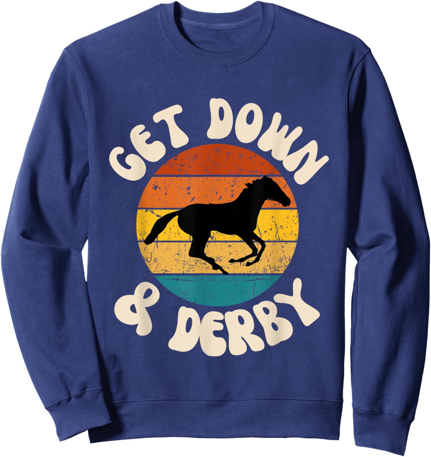 Get Down and Derby Sweatshirt - Sweatshirt | Navy