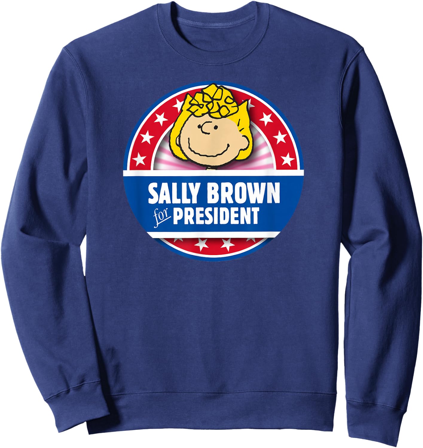 Peanuts Sally Brown For President Sweatshirt - Sweatshirt | Navy