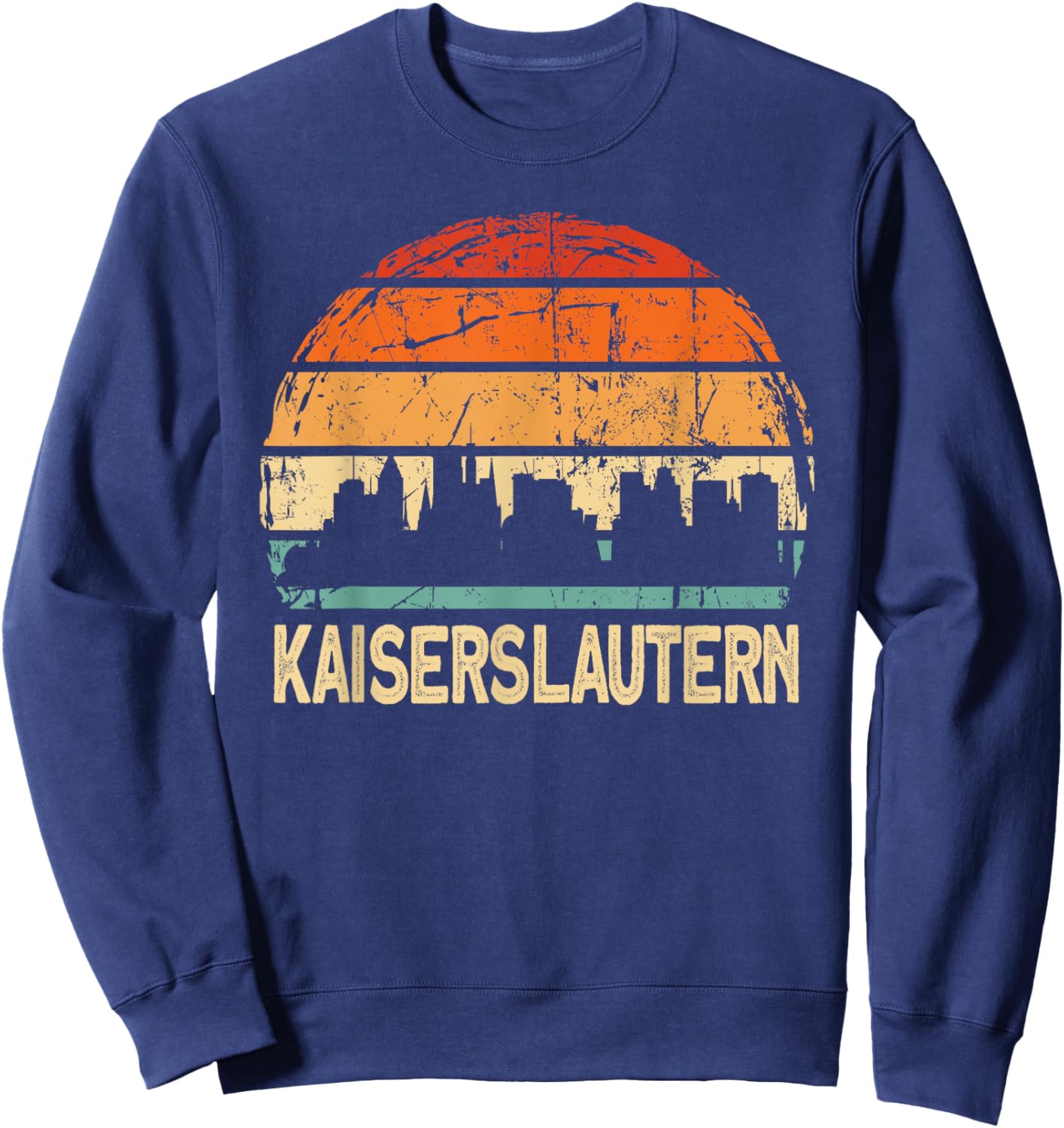 Kaiserslautern Skyline Sweatshirt - Sweatshirt | Navy