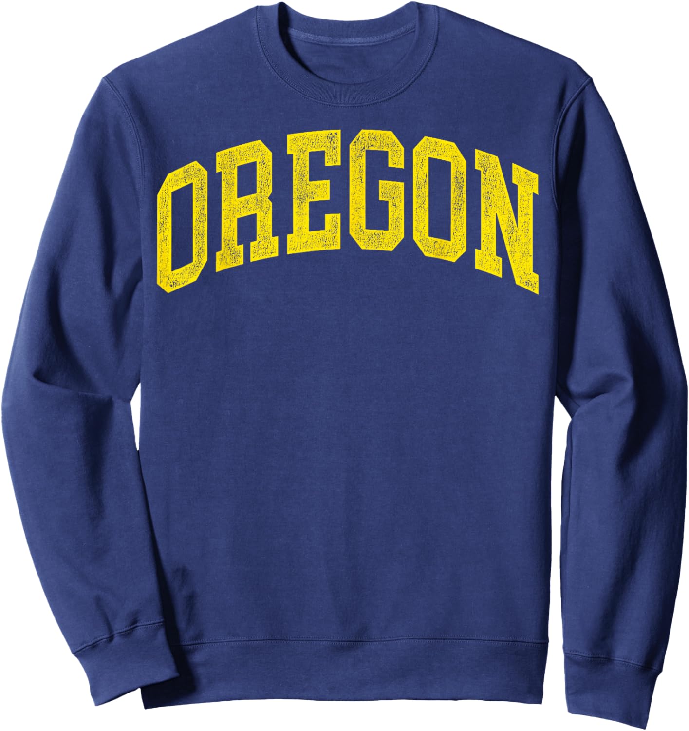 Vintage Oregon Men Oregon Women Green Design Men Women Kids Sweatshirt - Sweatshirt | Navy