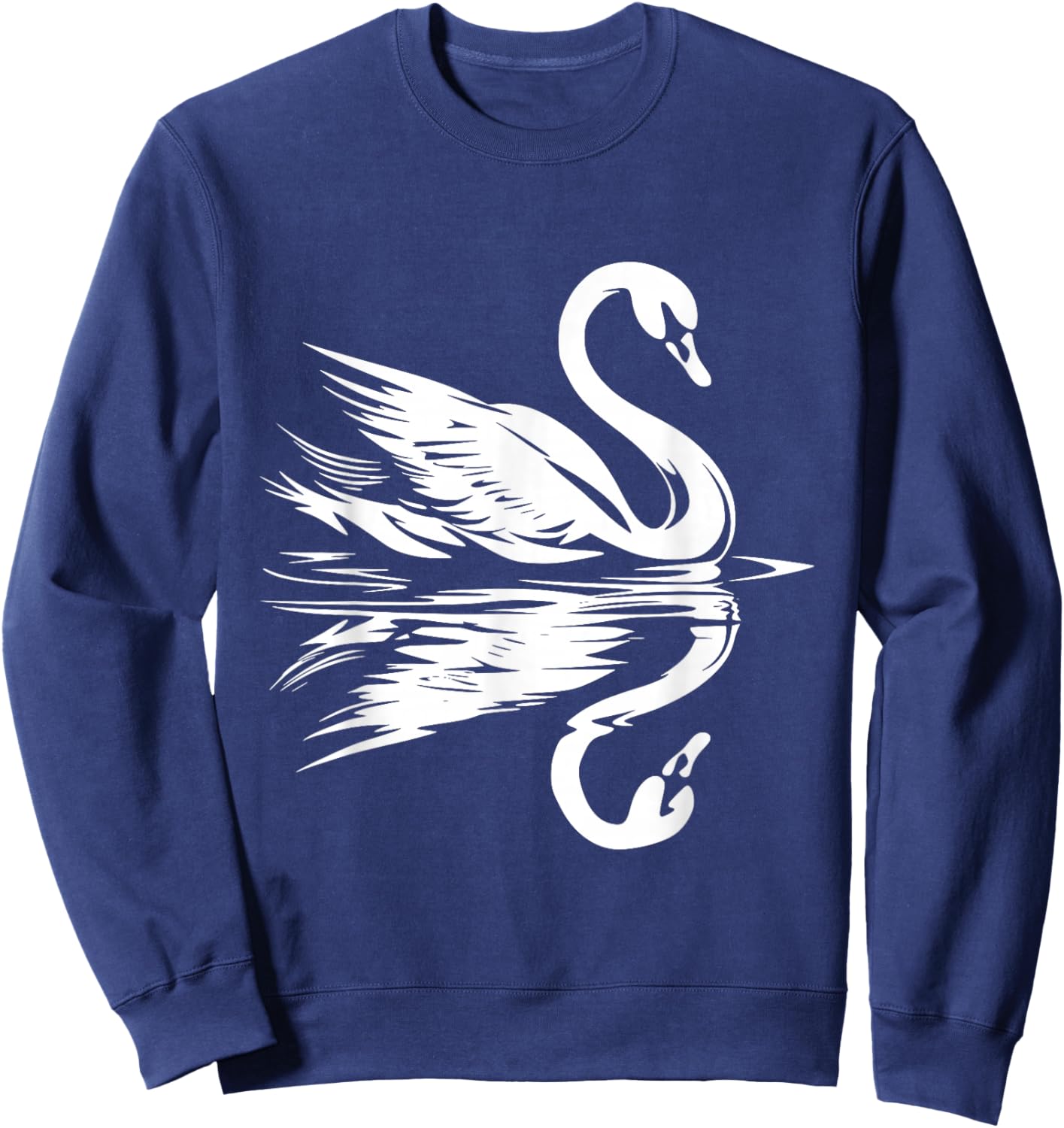 Cute Swan Sweatshirt - Sweatshirt | Navy