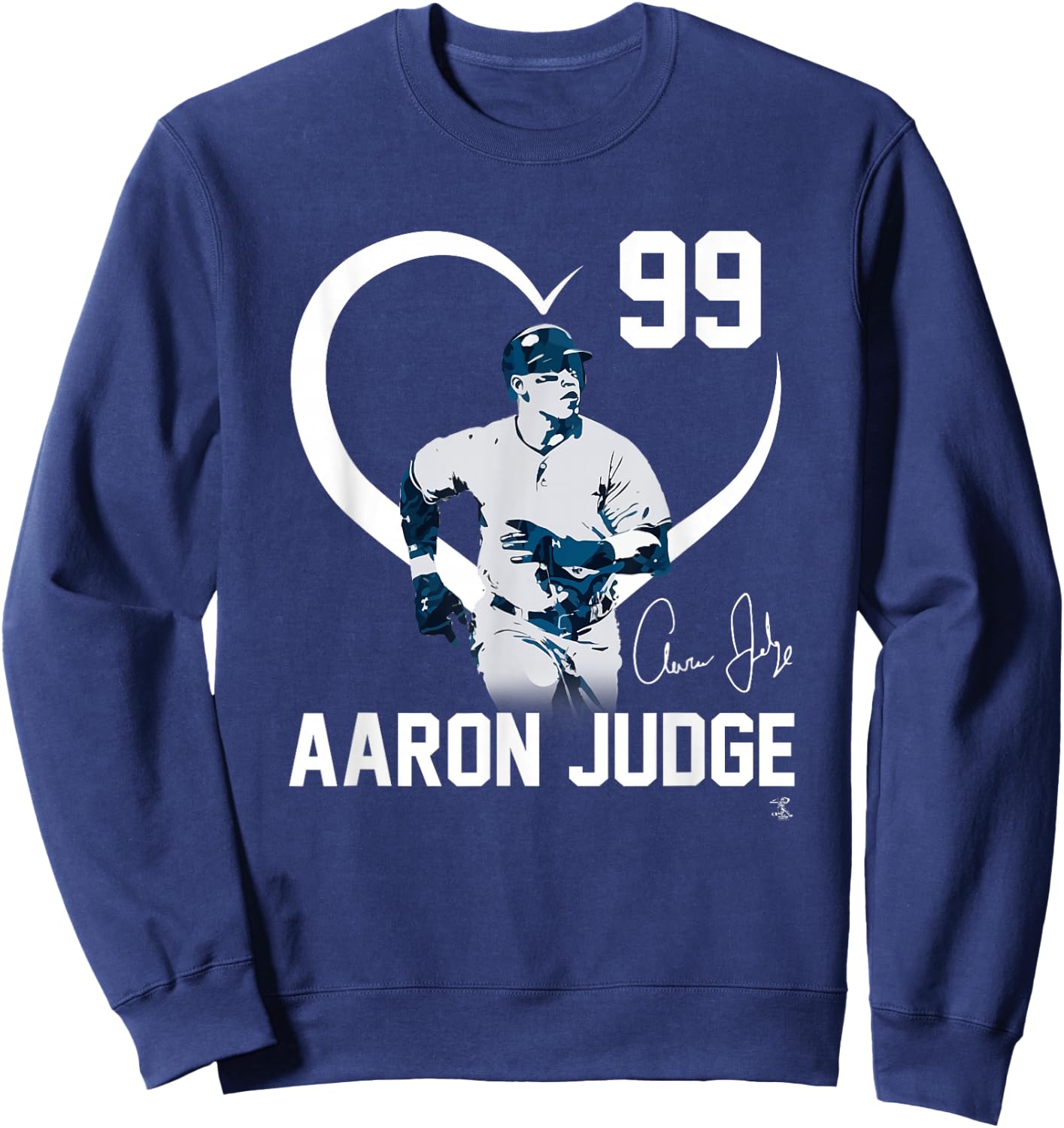 Aaron Judge Player Heart - Apparel Sweatshirt - Sweatshirt | Navy