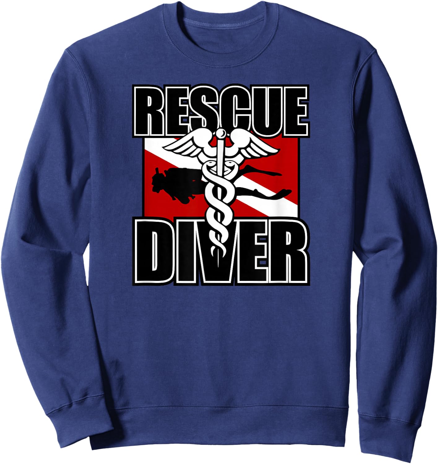 Rescue Diver Sweatshirt - Sweatshirt | Navy