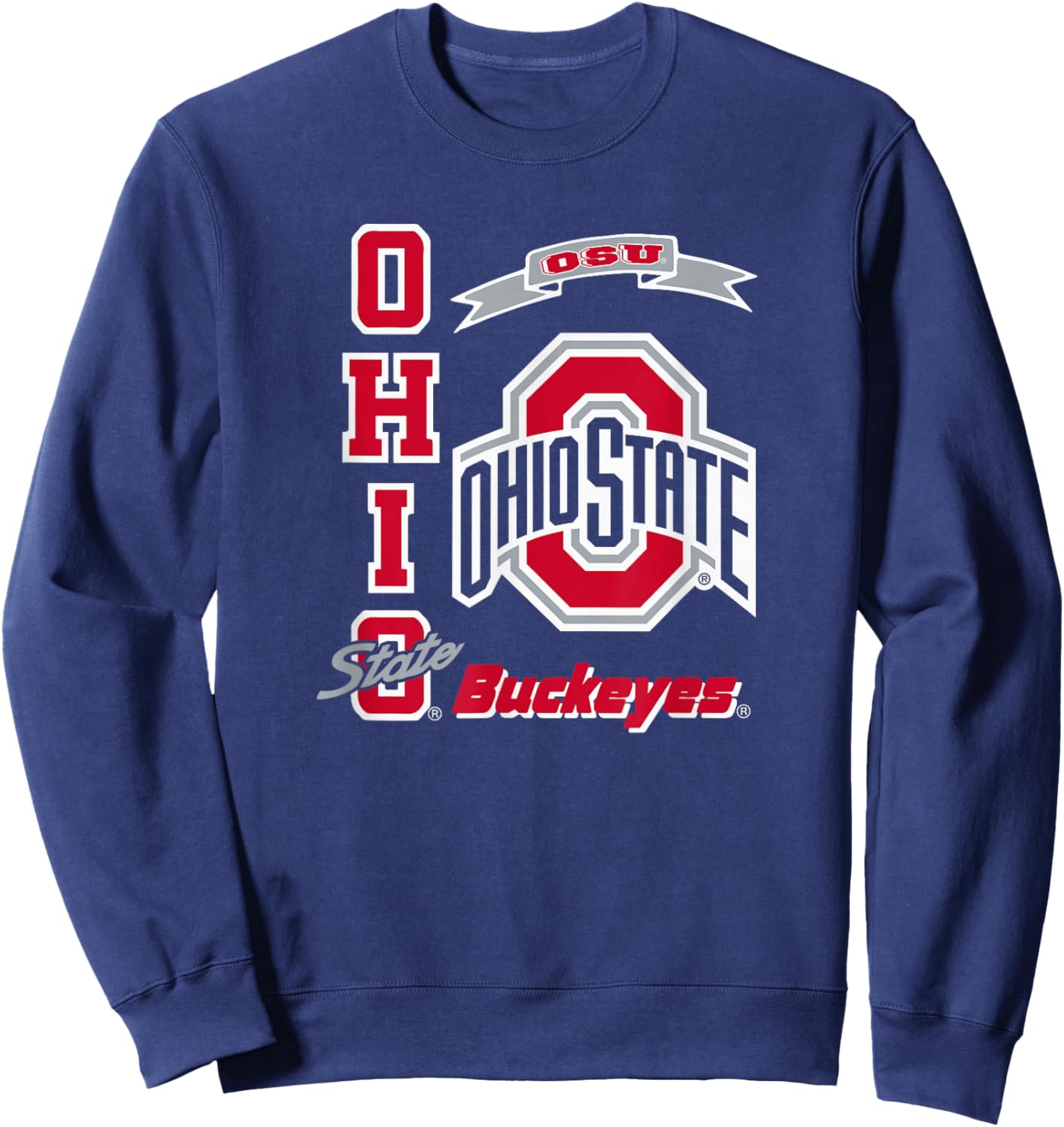 Ohio State Buckeyes Classic Black Officially Licensed Sweatshirt - Sweatshirt | Navy