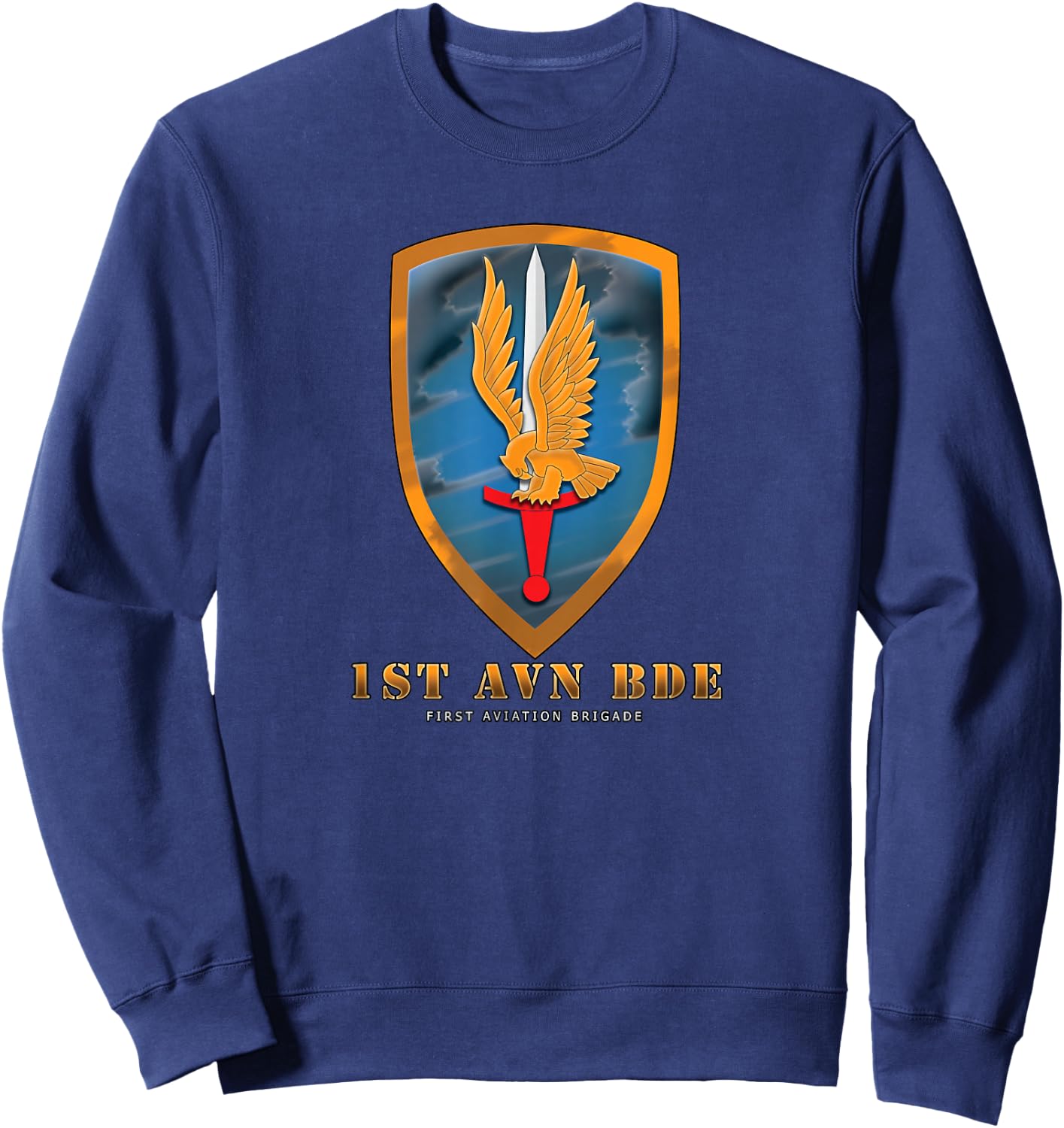 1st Aviation Brigade Sweatshirt - Sweatshirt | Navy