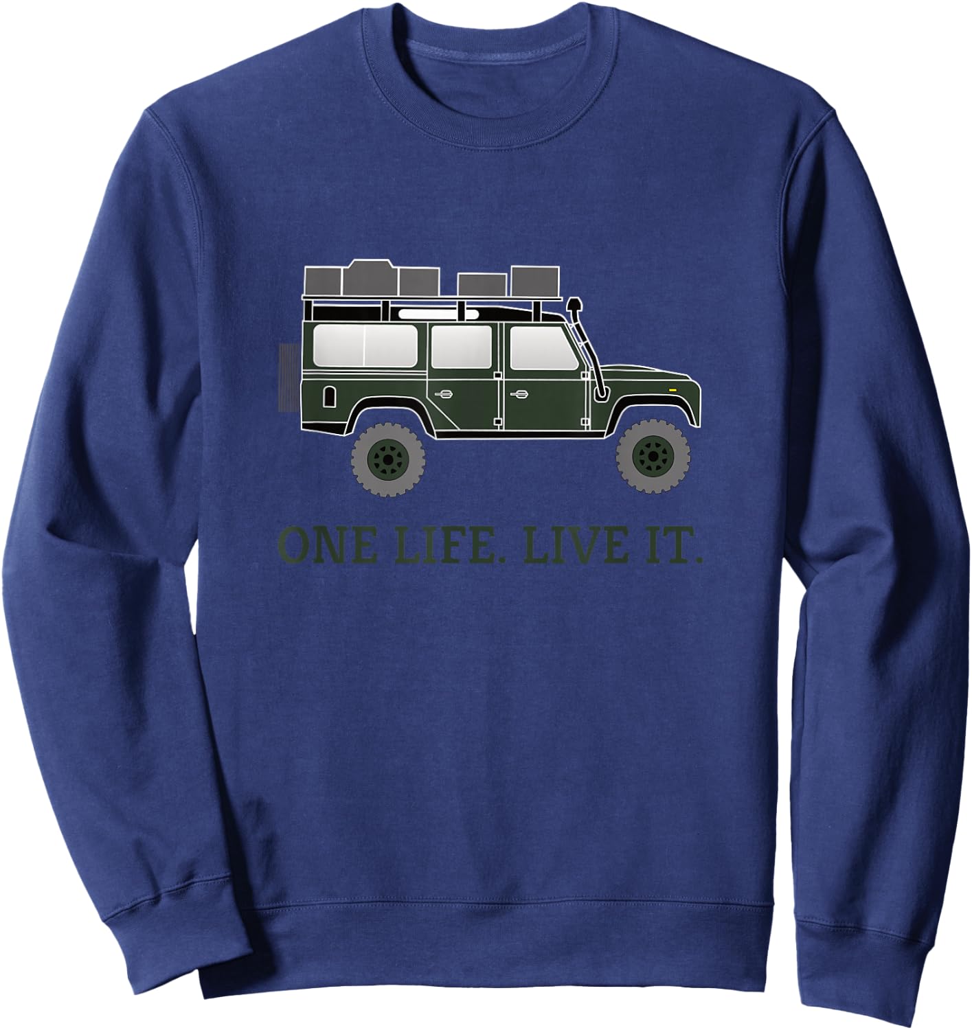 Defender Roof Tent Offroad 4x4 Travel Vehicle Sweatshirt - Sweatshirt | Navy