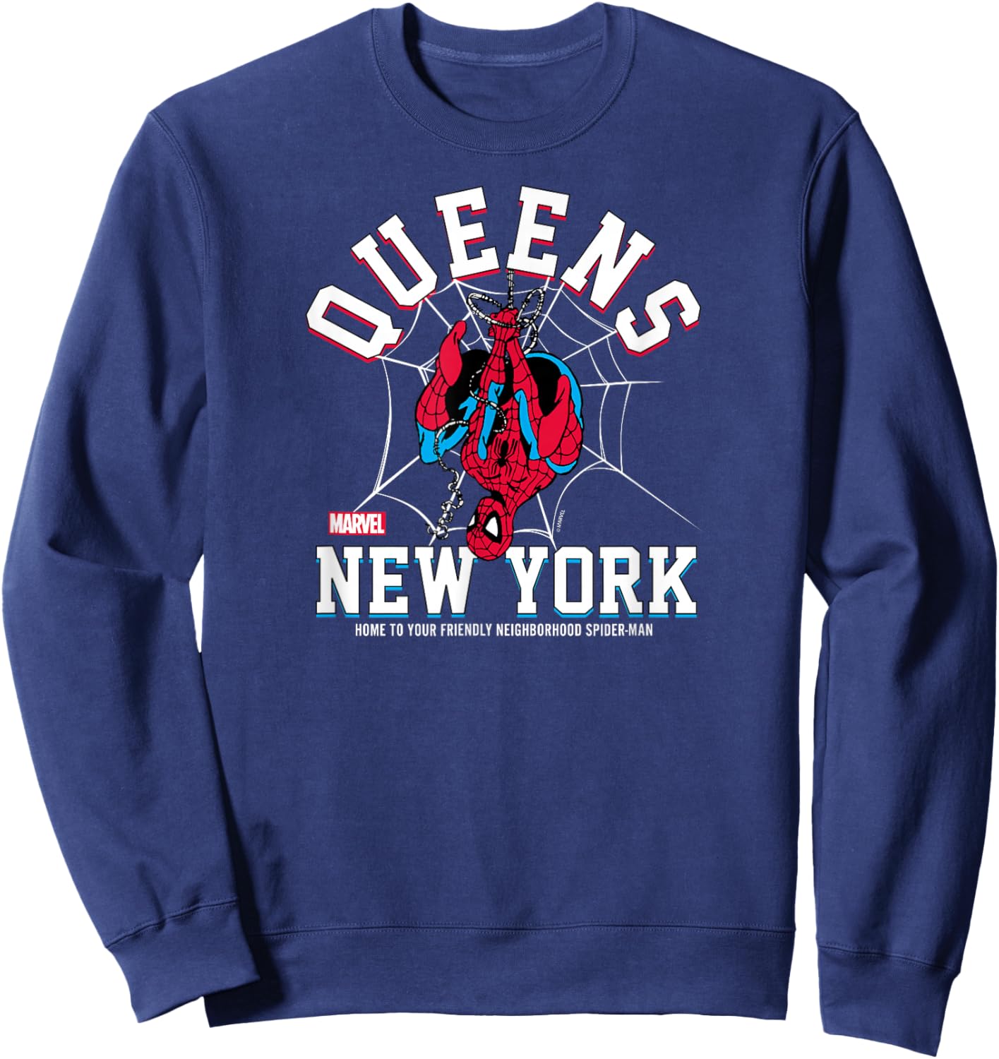 Spider-Man - Collegiate Sweatshirt - Sweatshirt | Navy