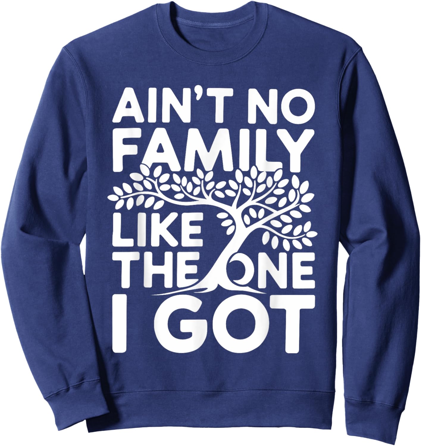 Ain't No Family Like The One I Got Shirt Family Reunion Sweatshirt - Sweatshirt | Navy