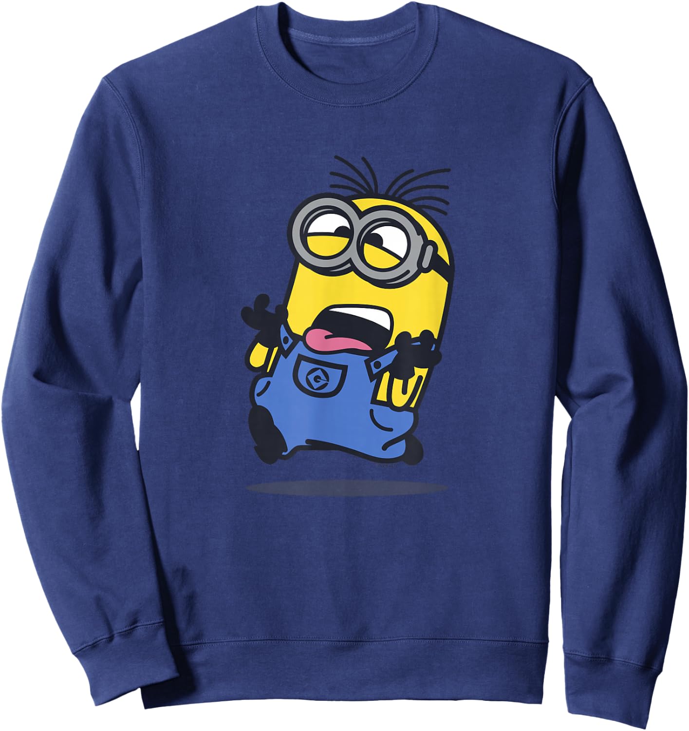 Despicable Me Minions Running Away Portrait Sweatshirt - Sweatshirt | Navy