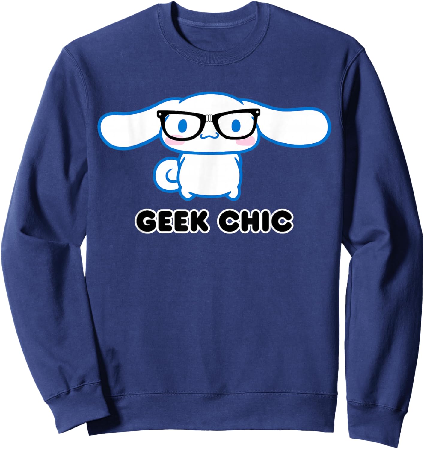Cinnamoroll Geek Chic Sweatshirt - Sweatshirt | Navy