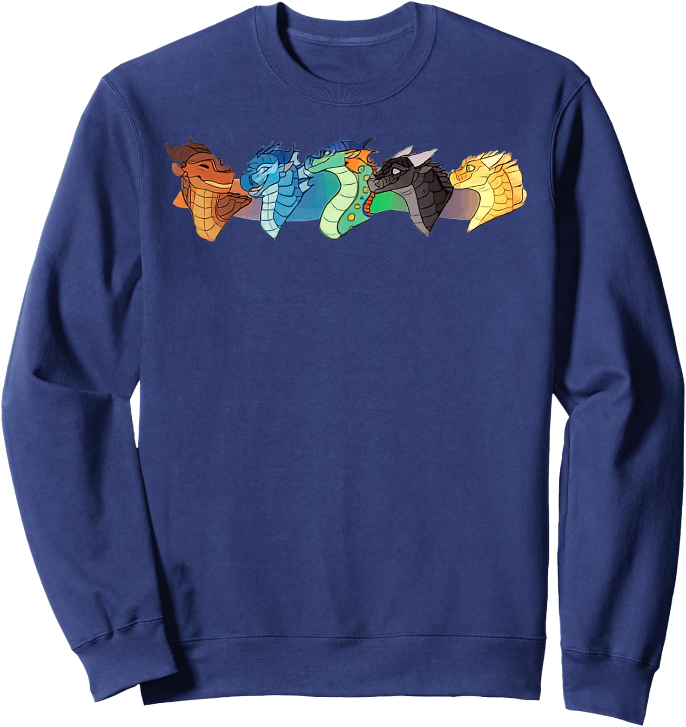 Wing of Fires Legends Fathom Darkstalker Clearsight Sweatshirt - Sweatshirt | Navy