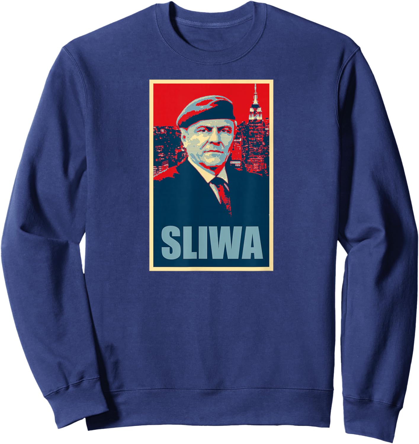 Sliwa For Mayor 2021 New York NYC Sweatshirt - Sweatshirt | Navy