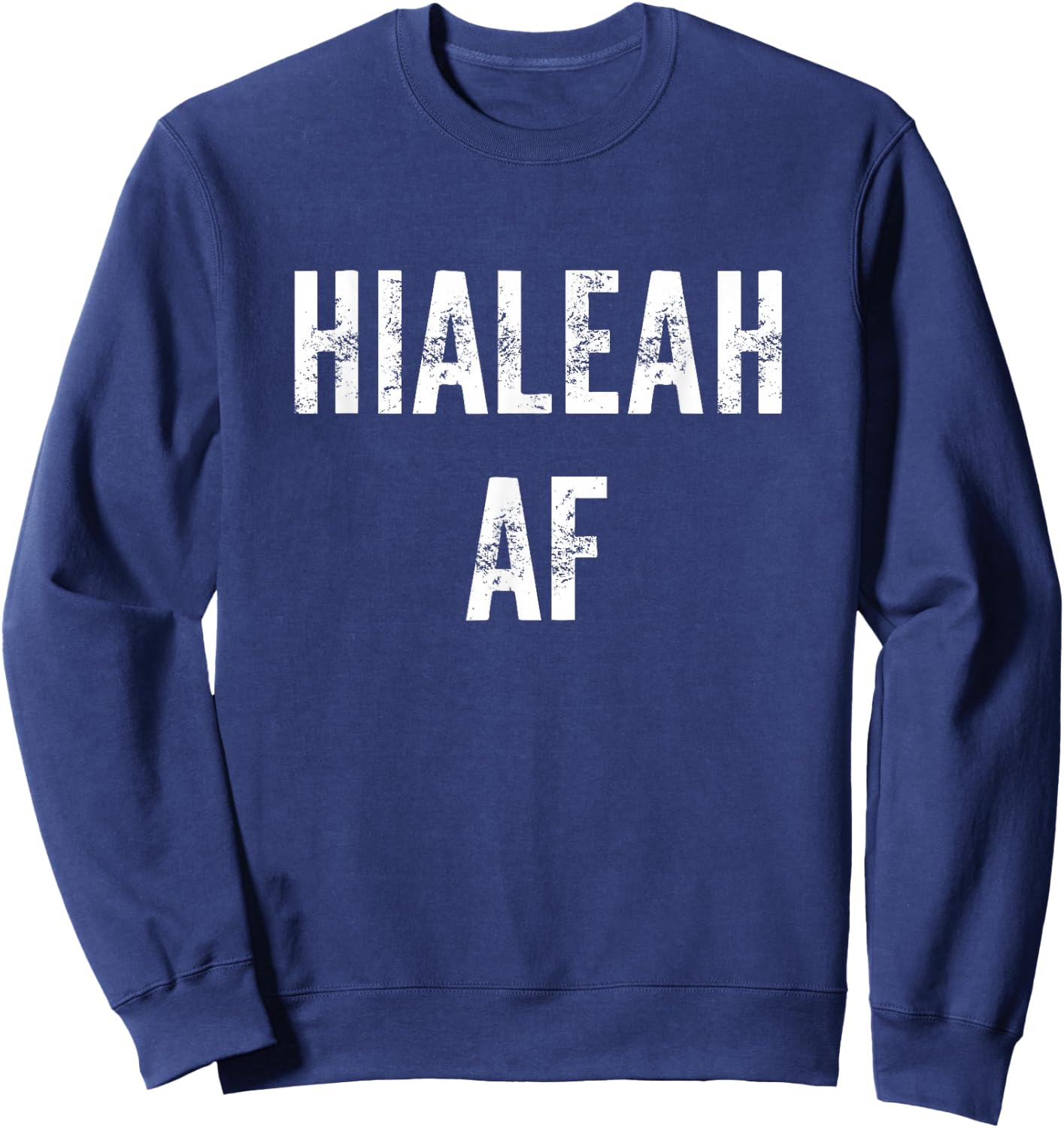 Hialeah AF Sweatshirt - Sweatshirt | Navy