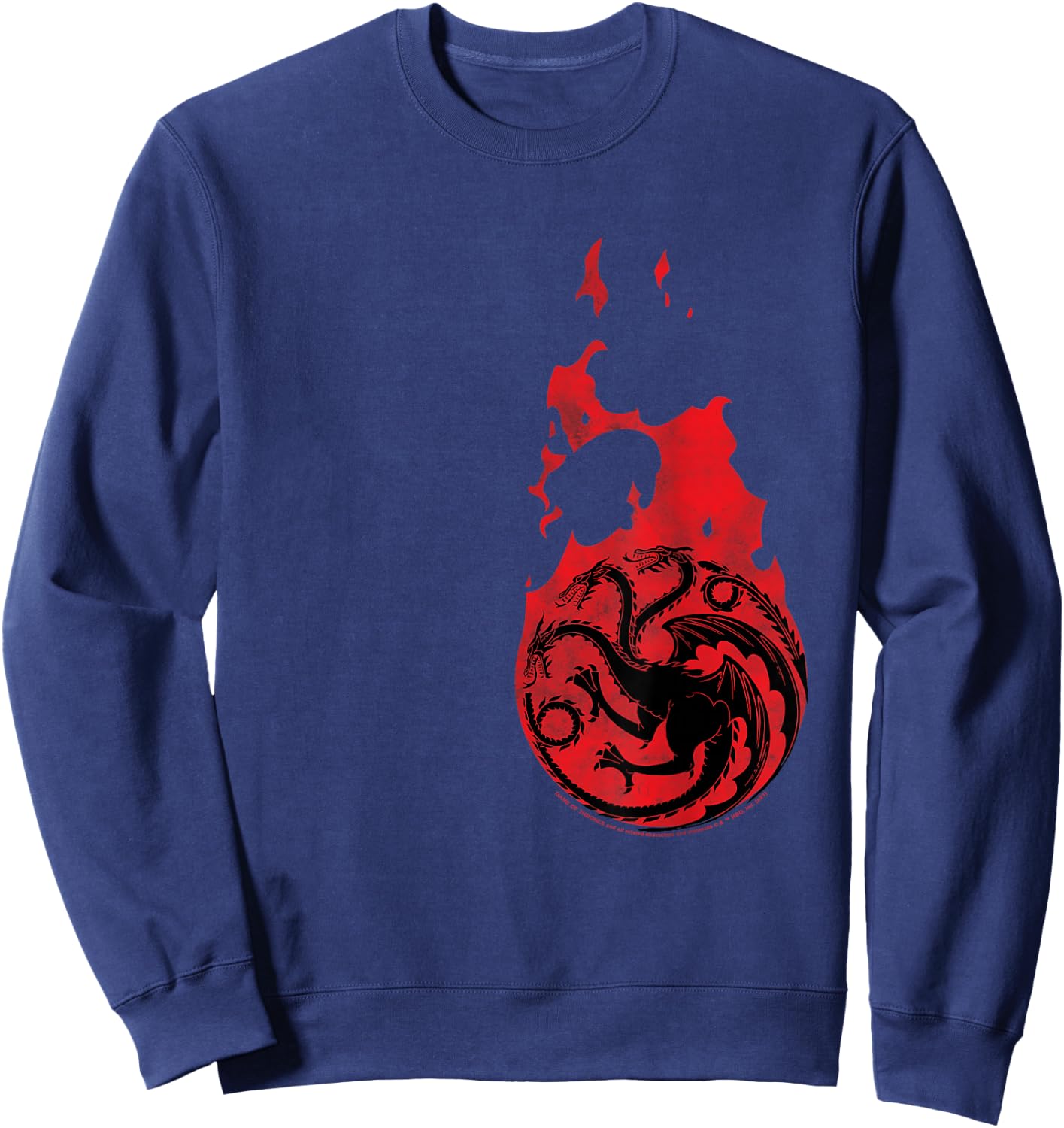 Game of Thrones FiRE Dragon Icon Sweatshirt - Sweatshirt | Navy