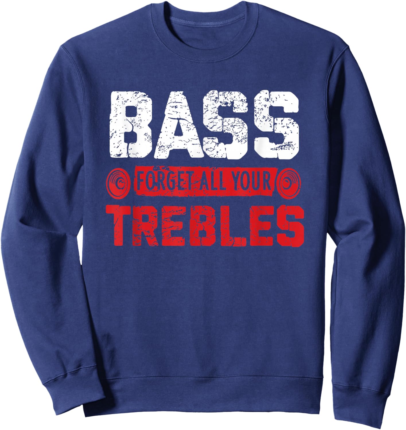 Funny Customized Car Bass Sound Gift, Car Audio, Car Stereo Sweatshirt - Sweatshirt | Navy