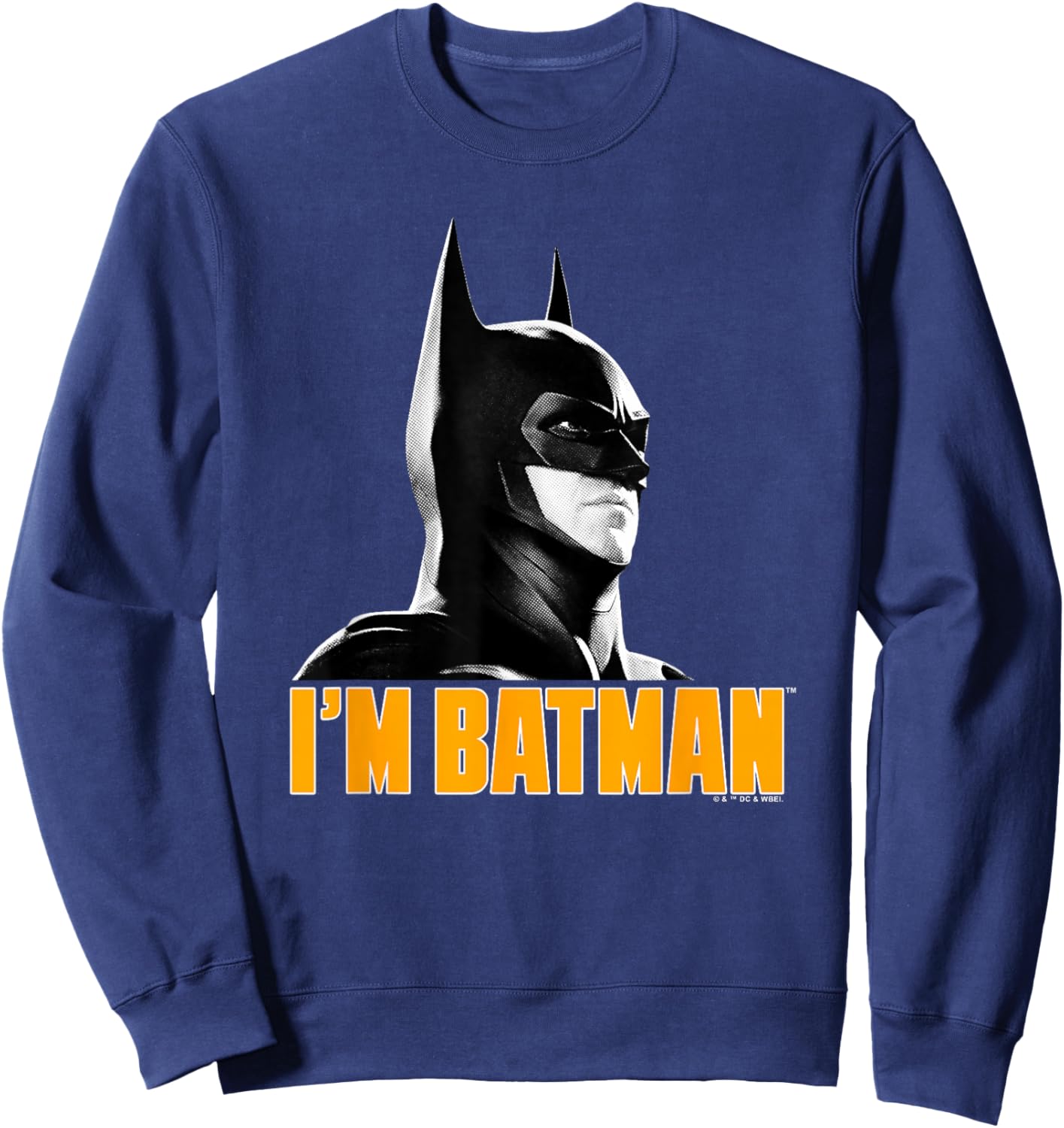 The Flash Movie Batman Portait Sweatshirt - Sweatshirt | Navy