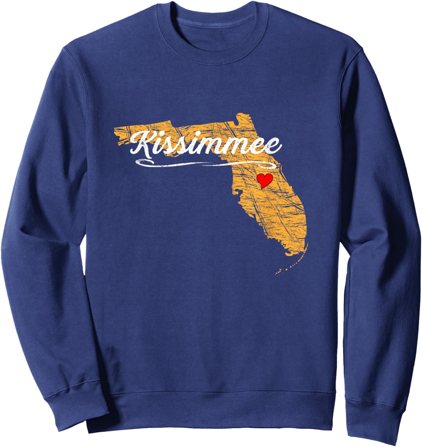 City of Kissimmee Florida Vacation Souvenir Graphic Sweatshirt - Sweatshirt | Navy