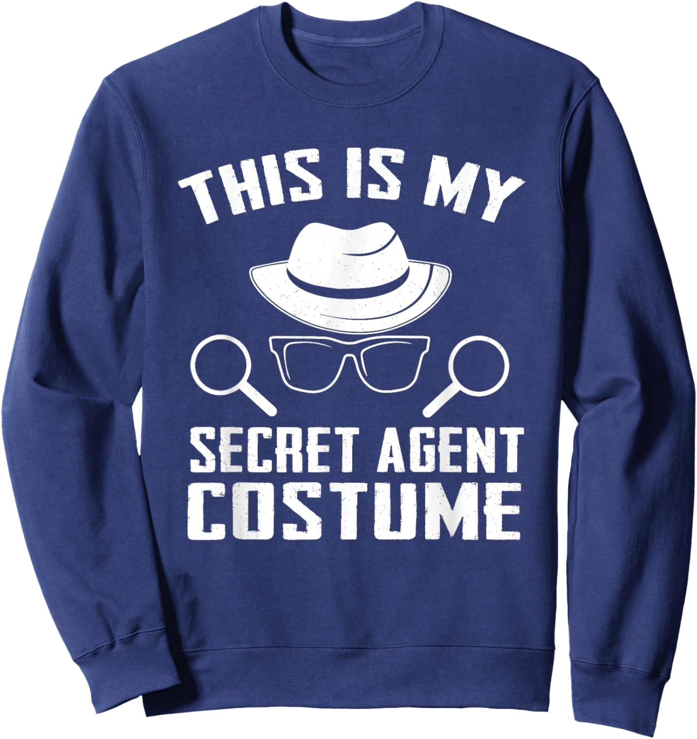 This Is My Secret Agent Costume Inspector Spy Sweatshirt - Sweatshirt | Navy