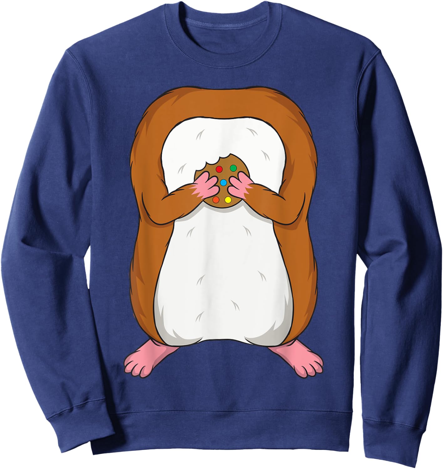 Funny Hamster Body Headless Halloween Easy Costume Outfit Sweatshirt - Sweatshirt | Navy