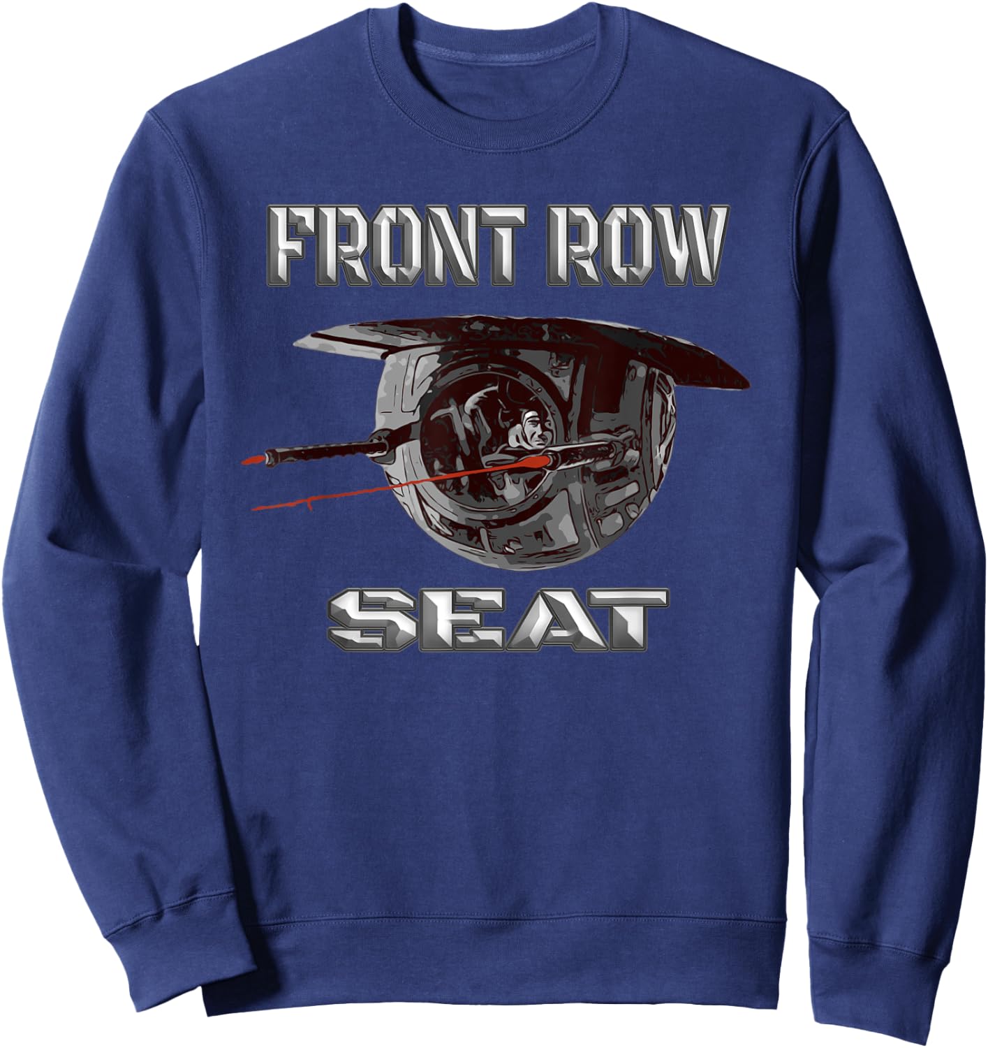 B-24 Bomber Ball Turret WW2 Warbird Sweatshirt - Sweatshirt | Navy
