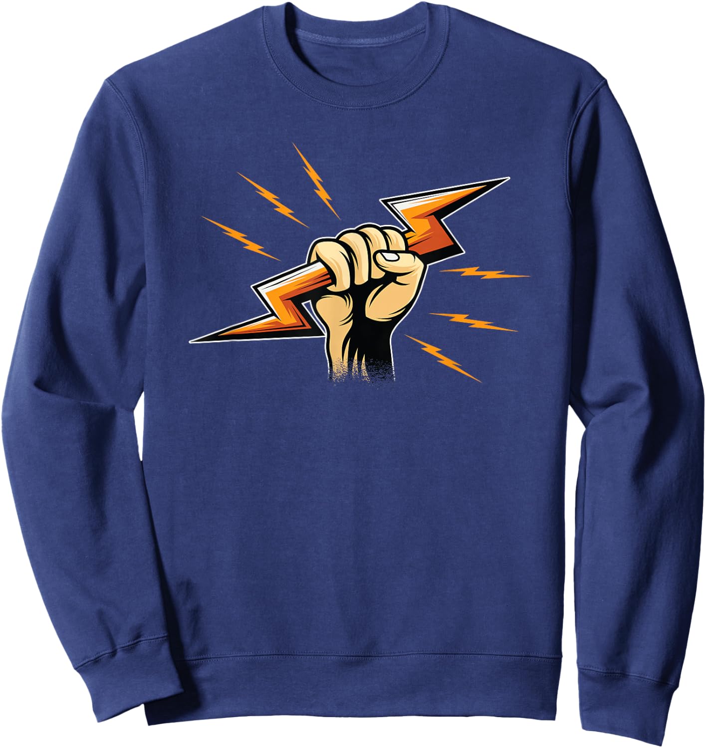 Funny Electrician Electrical Engineer - Electricity Lineman Sweatshirt - Sweatshirt | Navy