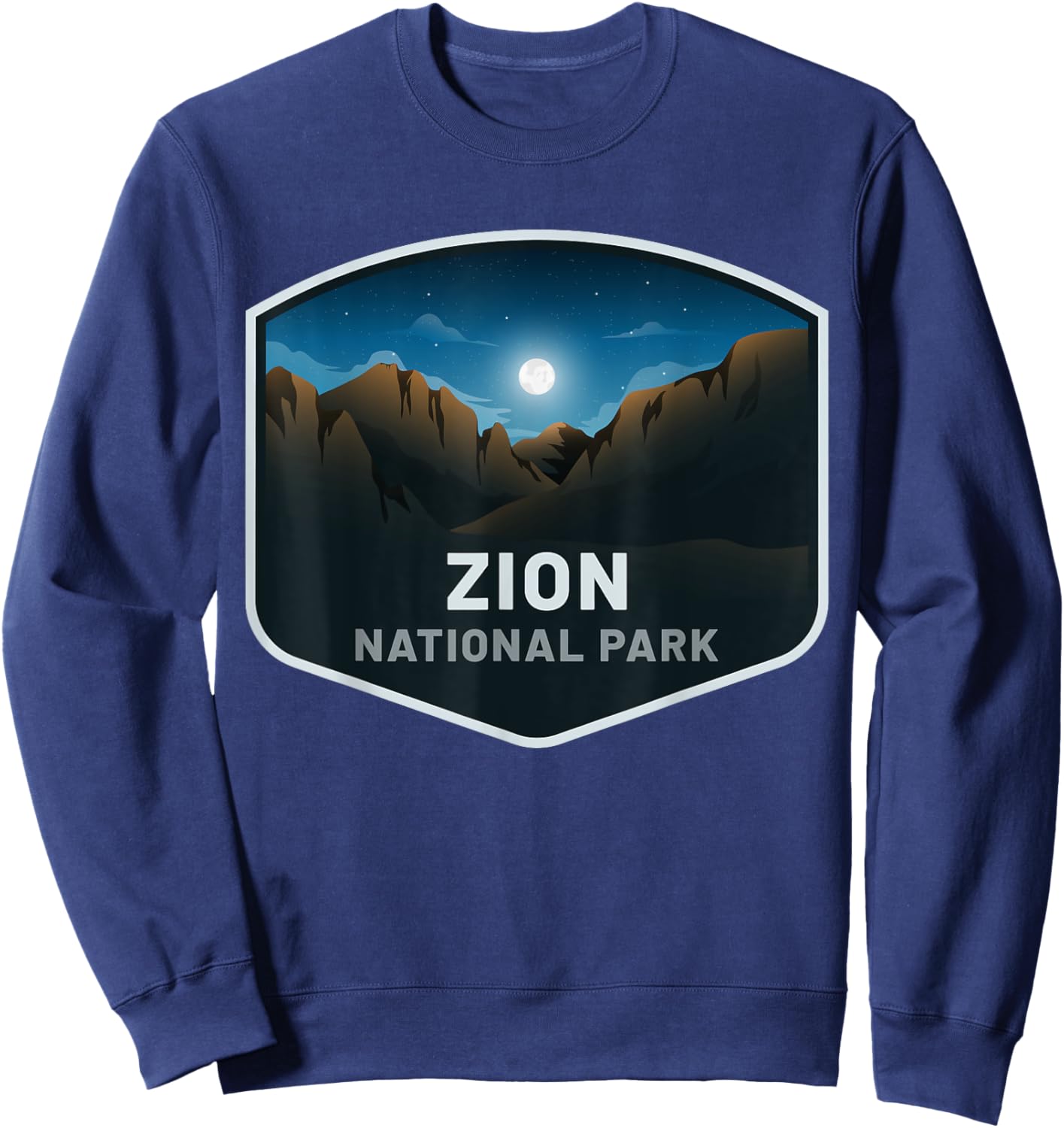 Zion National Park , Black, S Sweatshirt - Sweatshirt | Navy