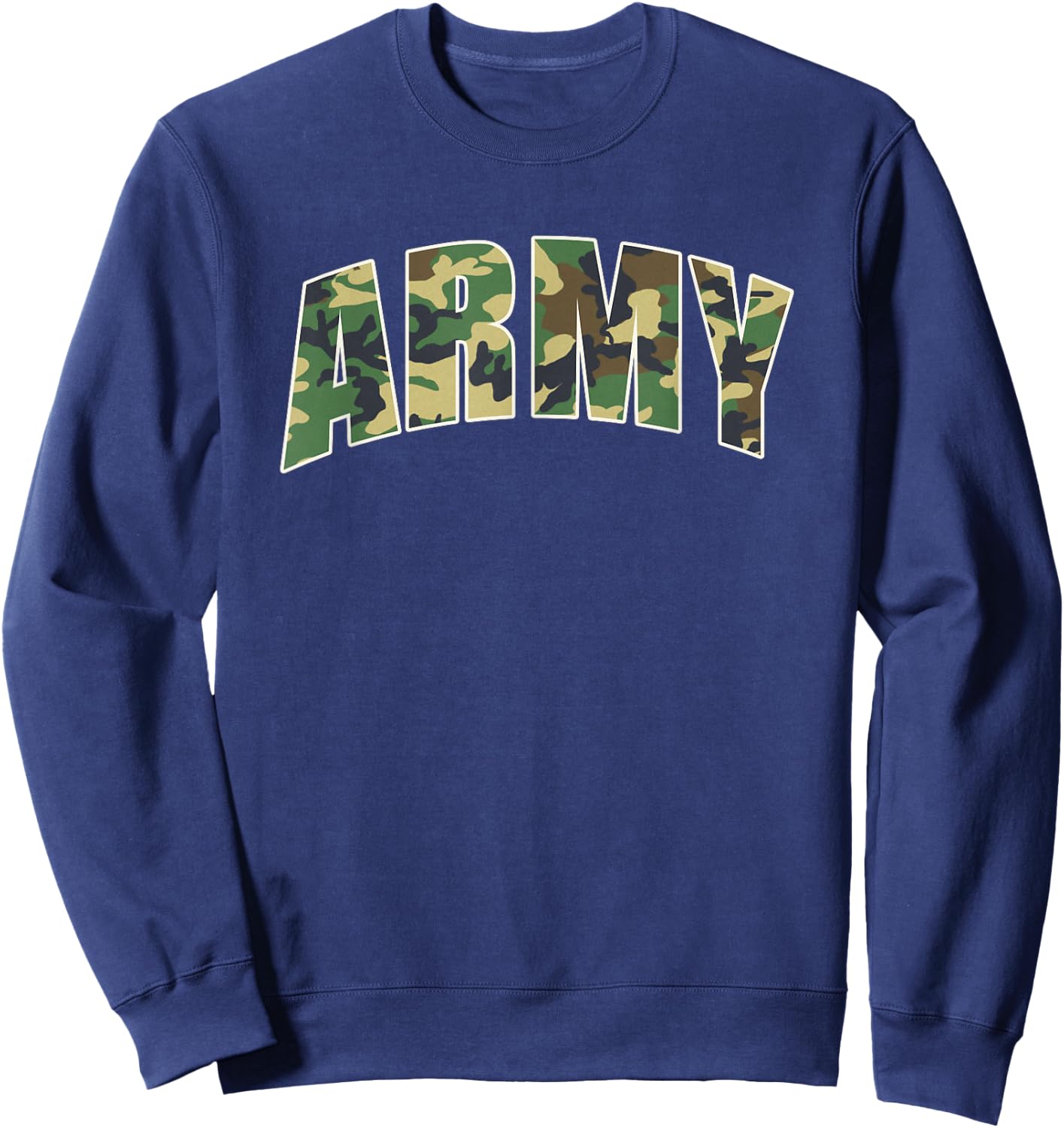 Green Army Camo Sweatshirt - Sweatshirt | Navy