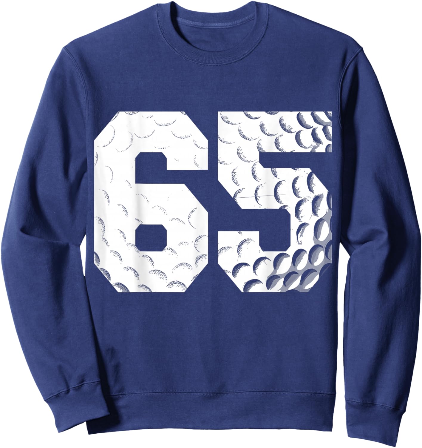 65th Birthday Men Golf Player Golf 65 Years Old Sweatshirt - Sweatshirt | Navy
