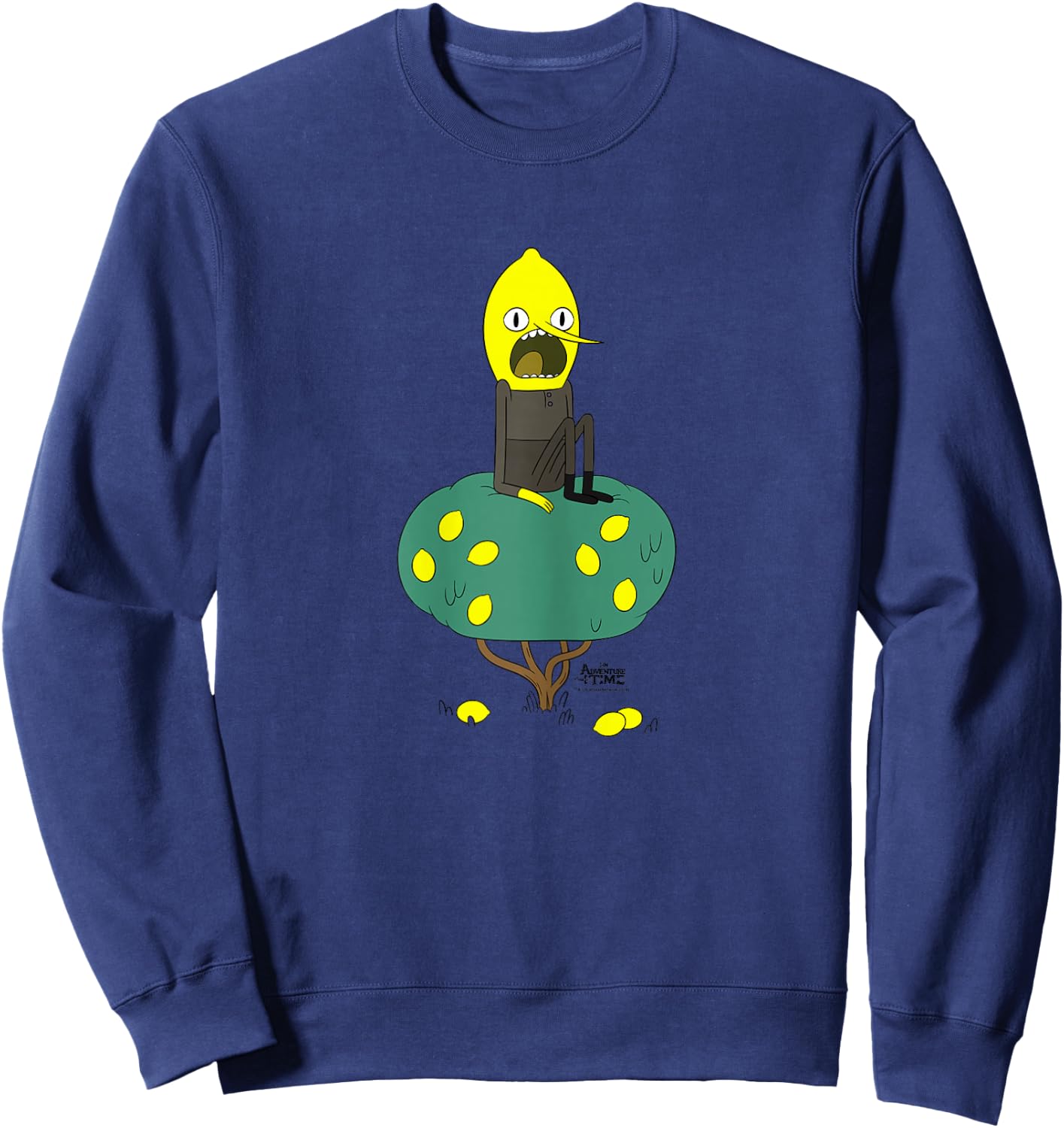 Adventure Time Lemongrab Tree Sweatshirt - Sweatshirt | Navy