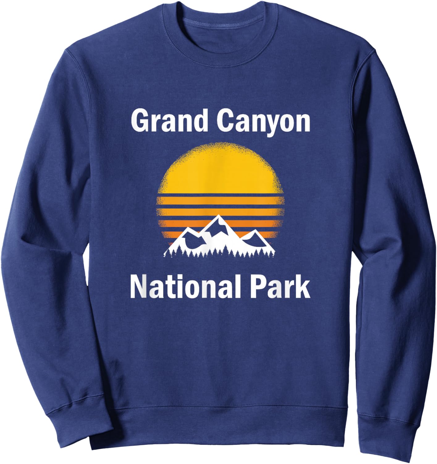 Grand Canyon National Park Mountain Sunset Sweatshirt - Sweatshirt | Navy