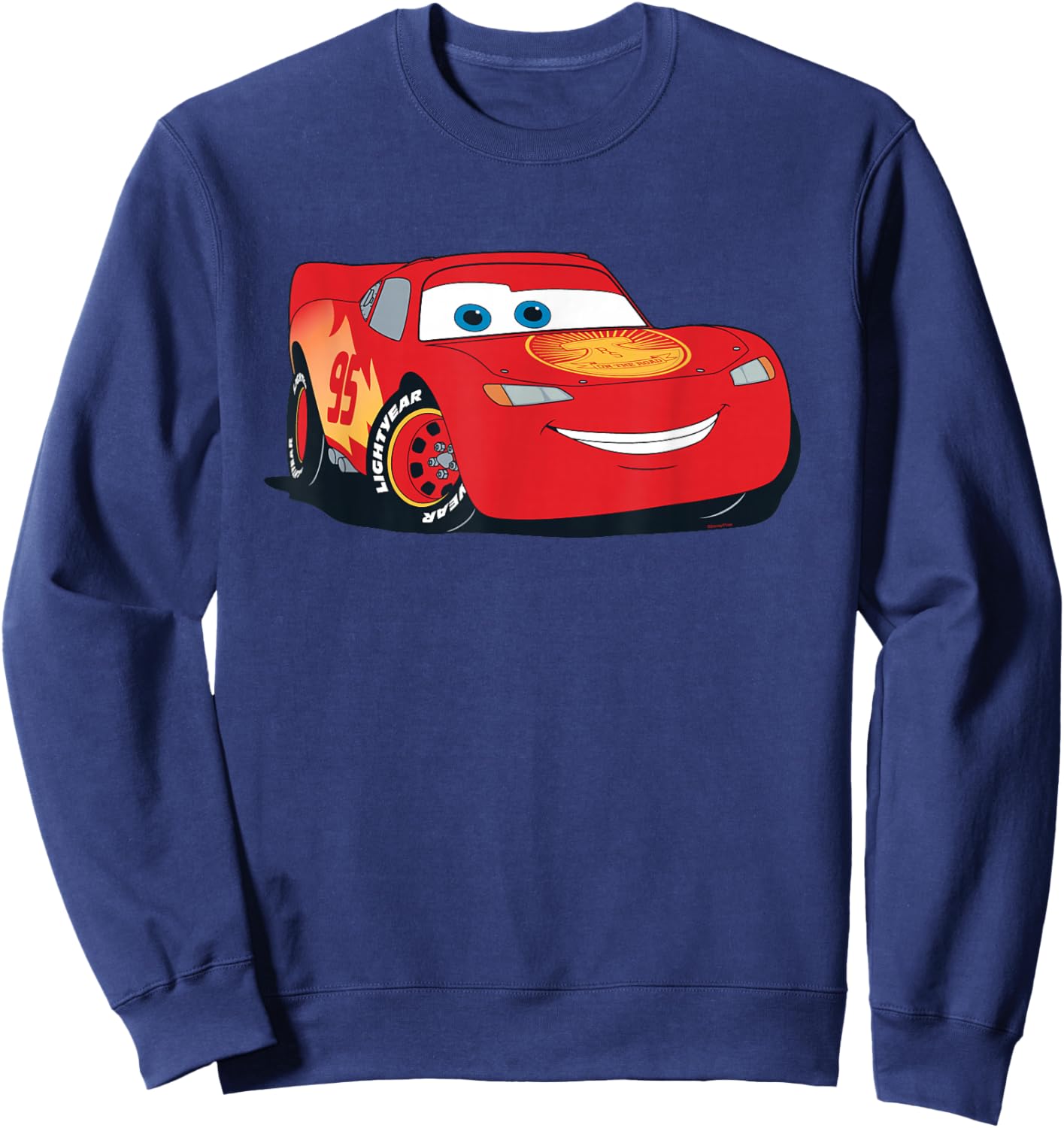 Disney and Pixar's Cars Lightning McQueen Big Pic Costume Sweatshirt - Sweatshirt | Navy
