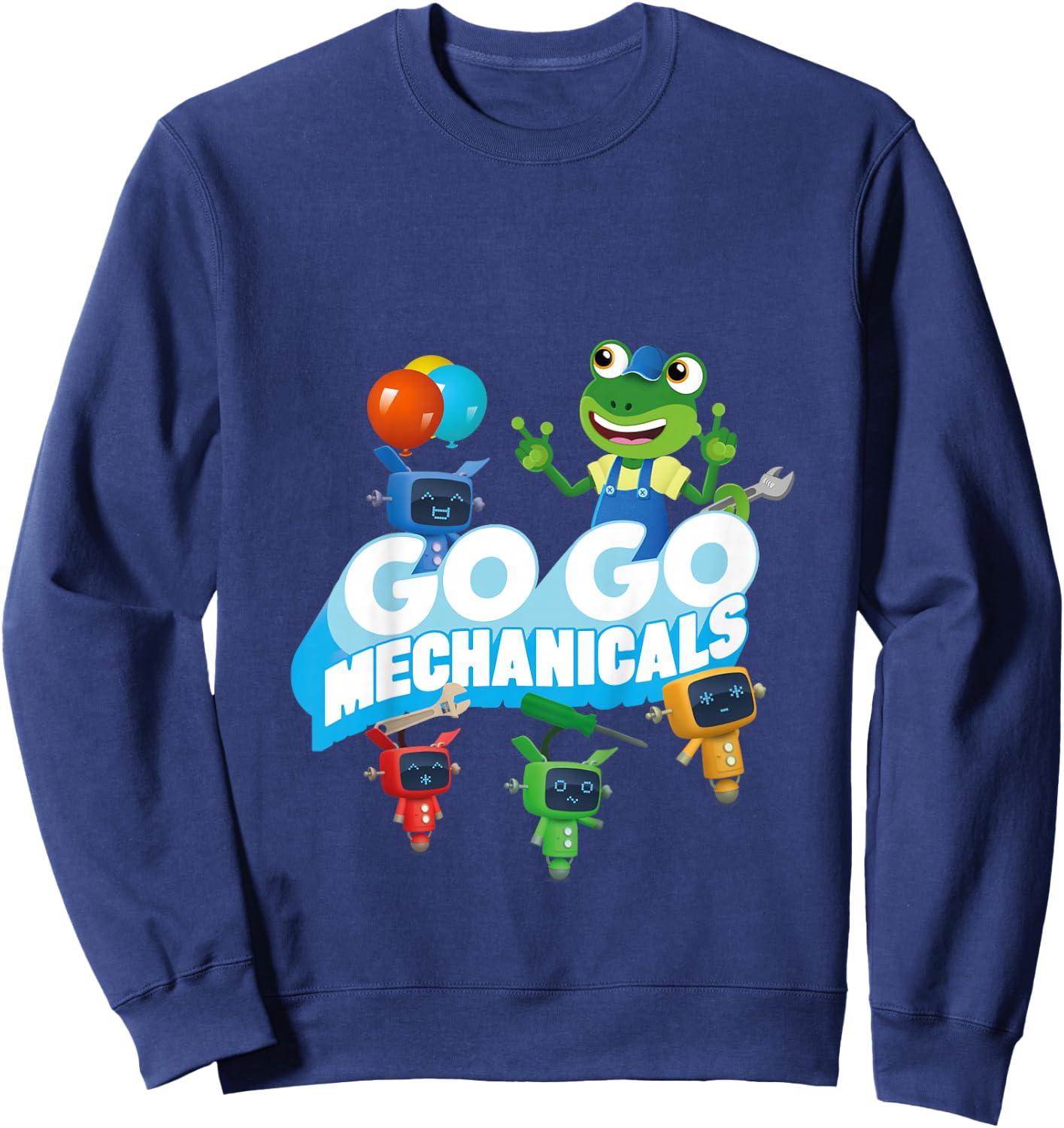 Go Go Mechanicals! Sweatshirt - Sweatshirt | Navy