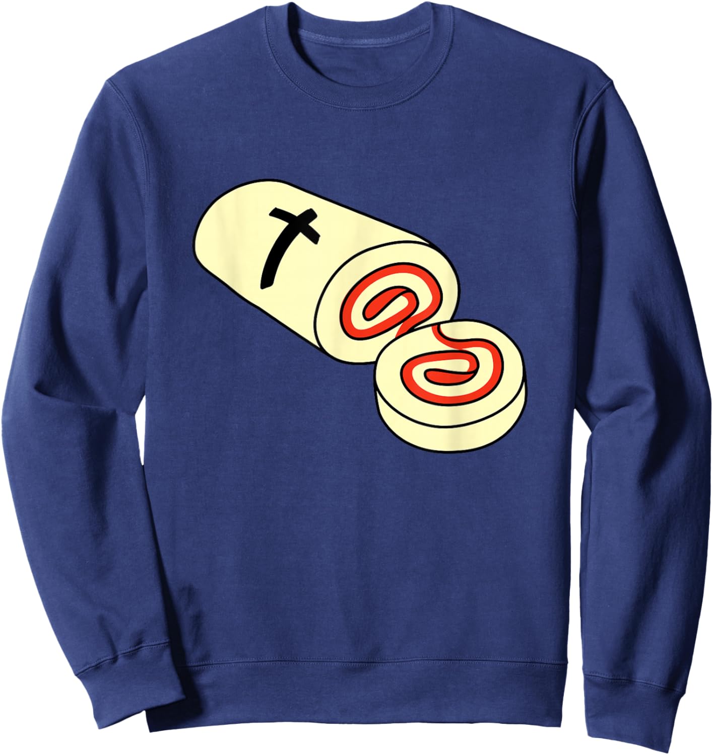 Funny Halloween Costume Realistic Jelly Roll Music Pun Sweatshirt - Sweatshirt | Navy