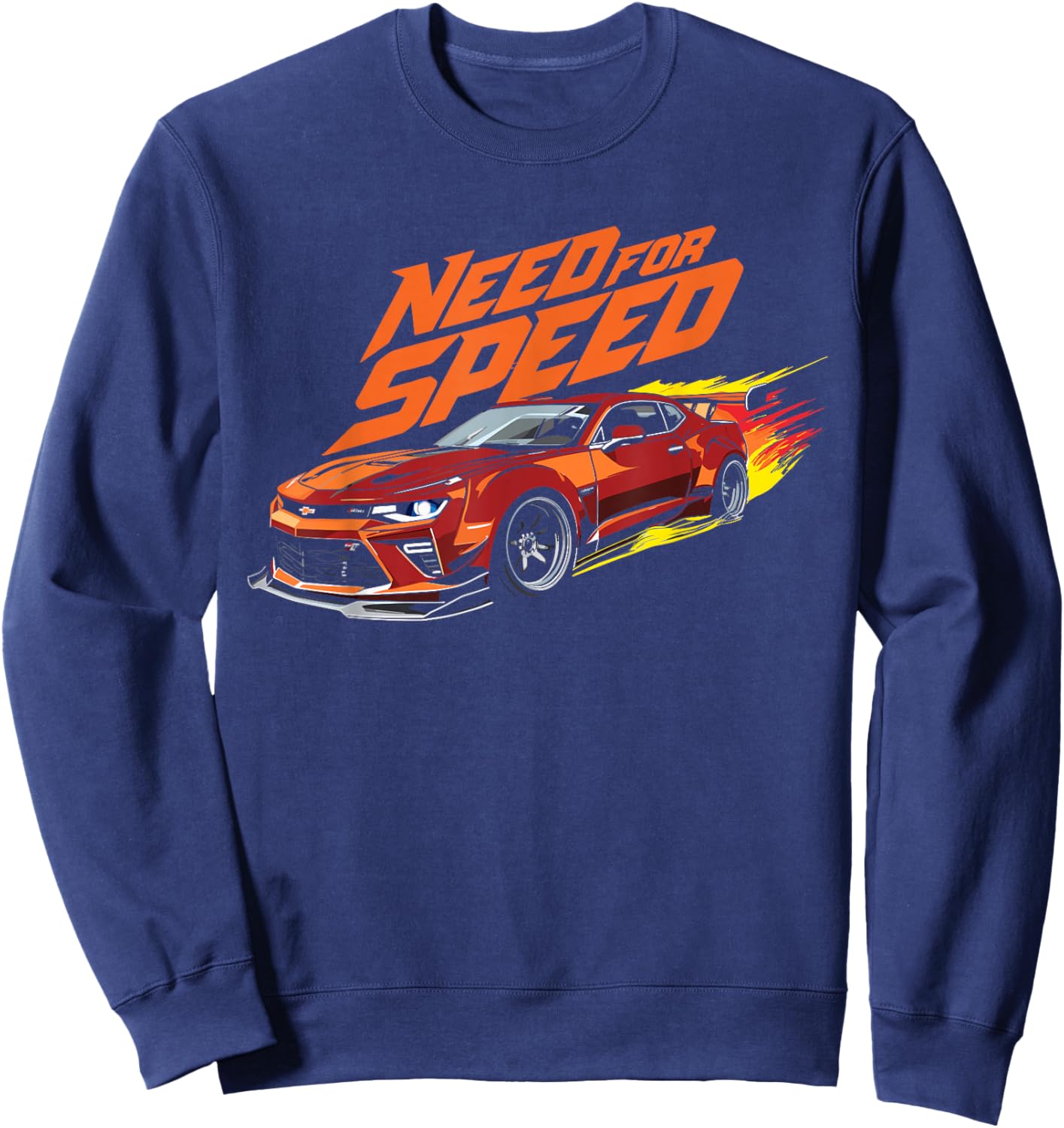 Need for Speed High-Octane Racing Graphic Design Sweatshirt - Sweatshirt | Navy