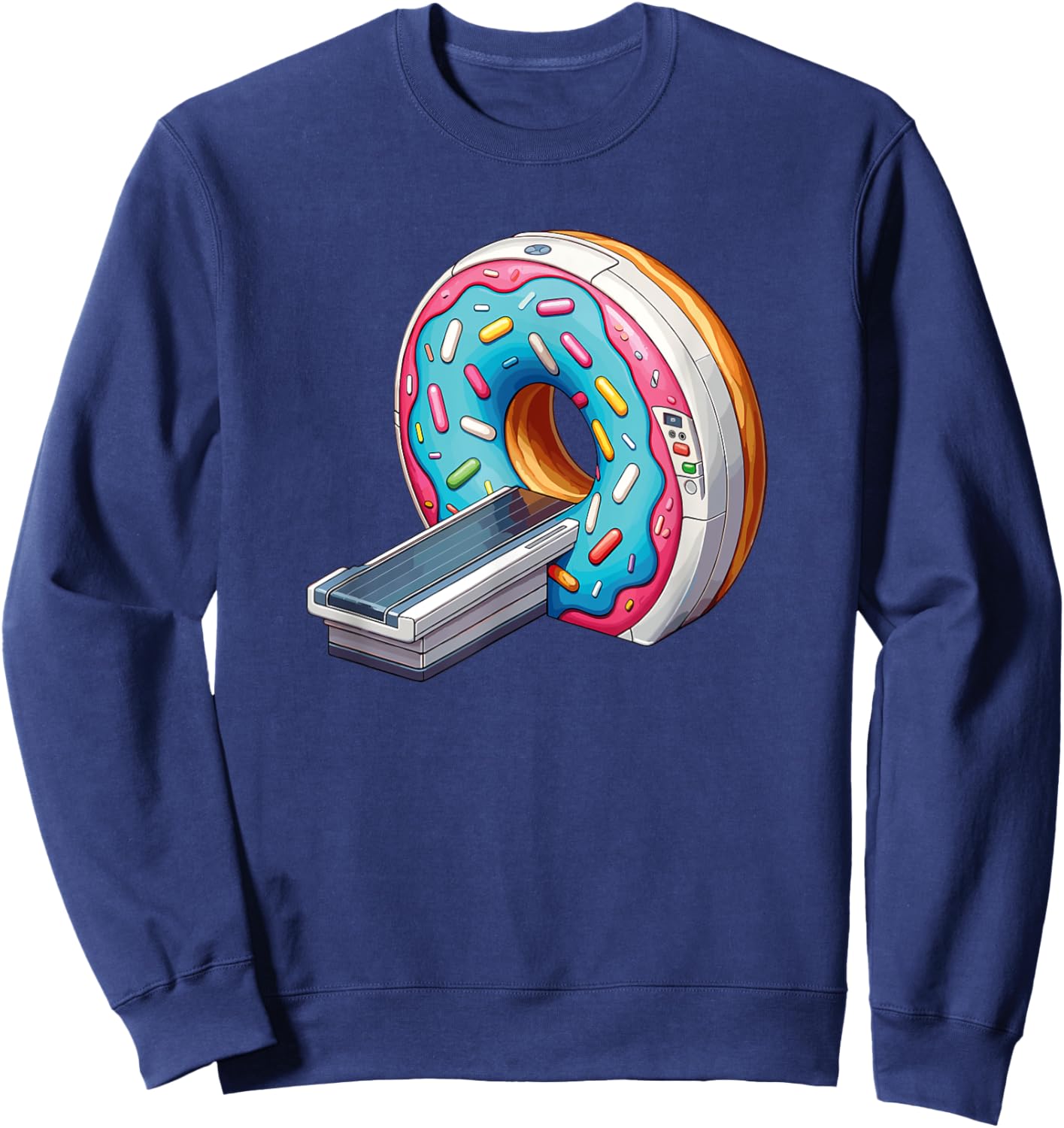 Donut of Truth MRI Scanner for Manip Radio Radiology Sweatshirt - Sweatshirt | Navy