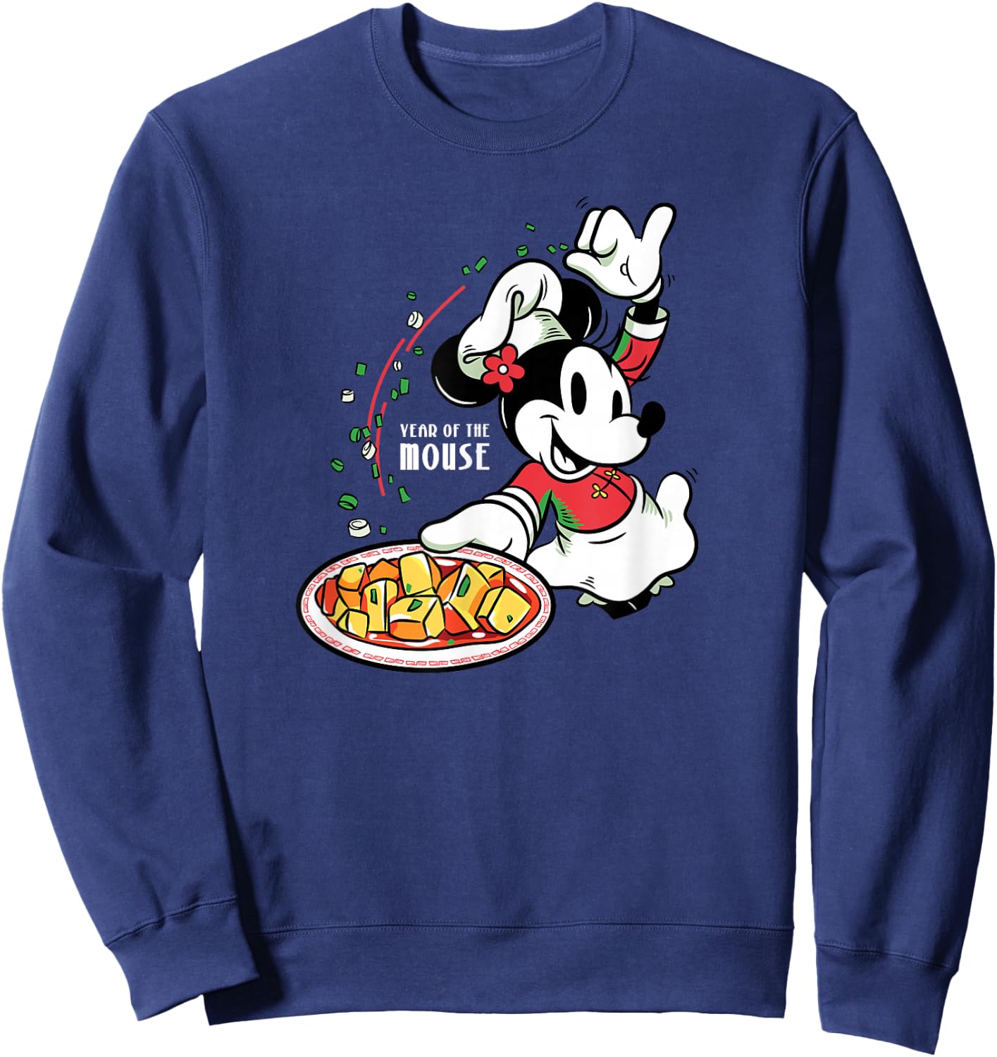 Minnie Mouse - Chinese New Year Mouse Chef Sweatshirt - Sweatshirt | Navy