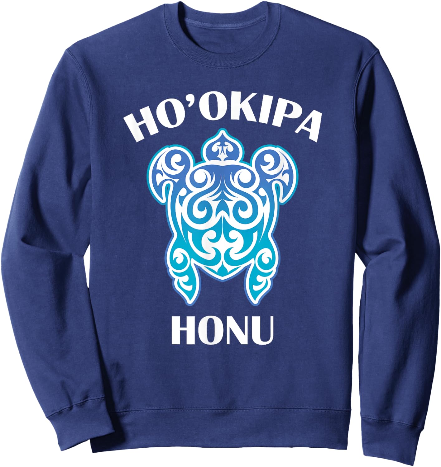 Ho'okipa Honu Maui Hawaii Beach Women Kids Sweatshirt - Sweatshirt | Navy