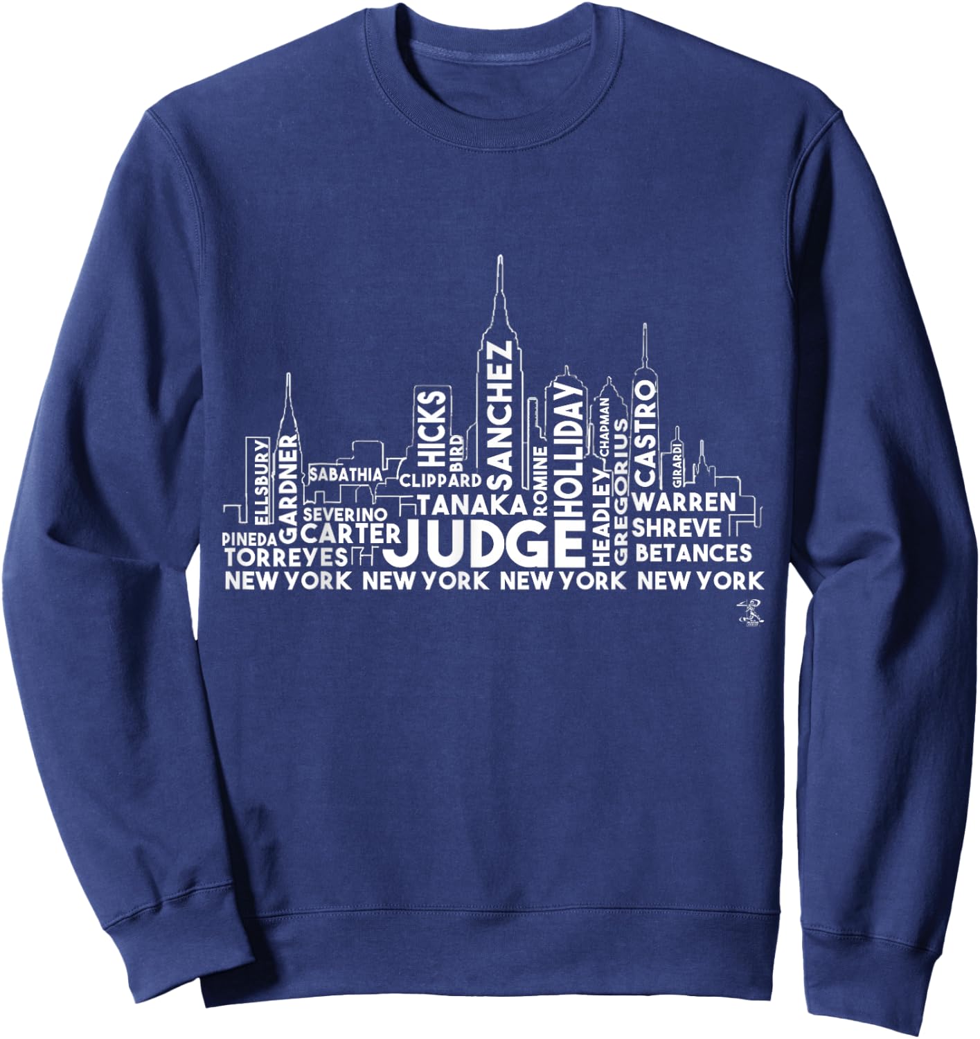 Aaron Judge Skyline - Apparel Sweatshirt - Sweatshirt | Navy
