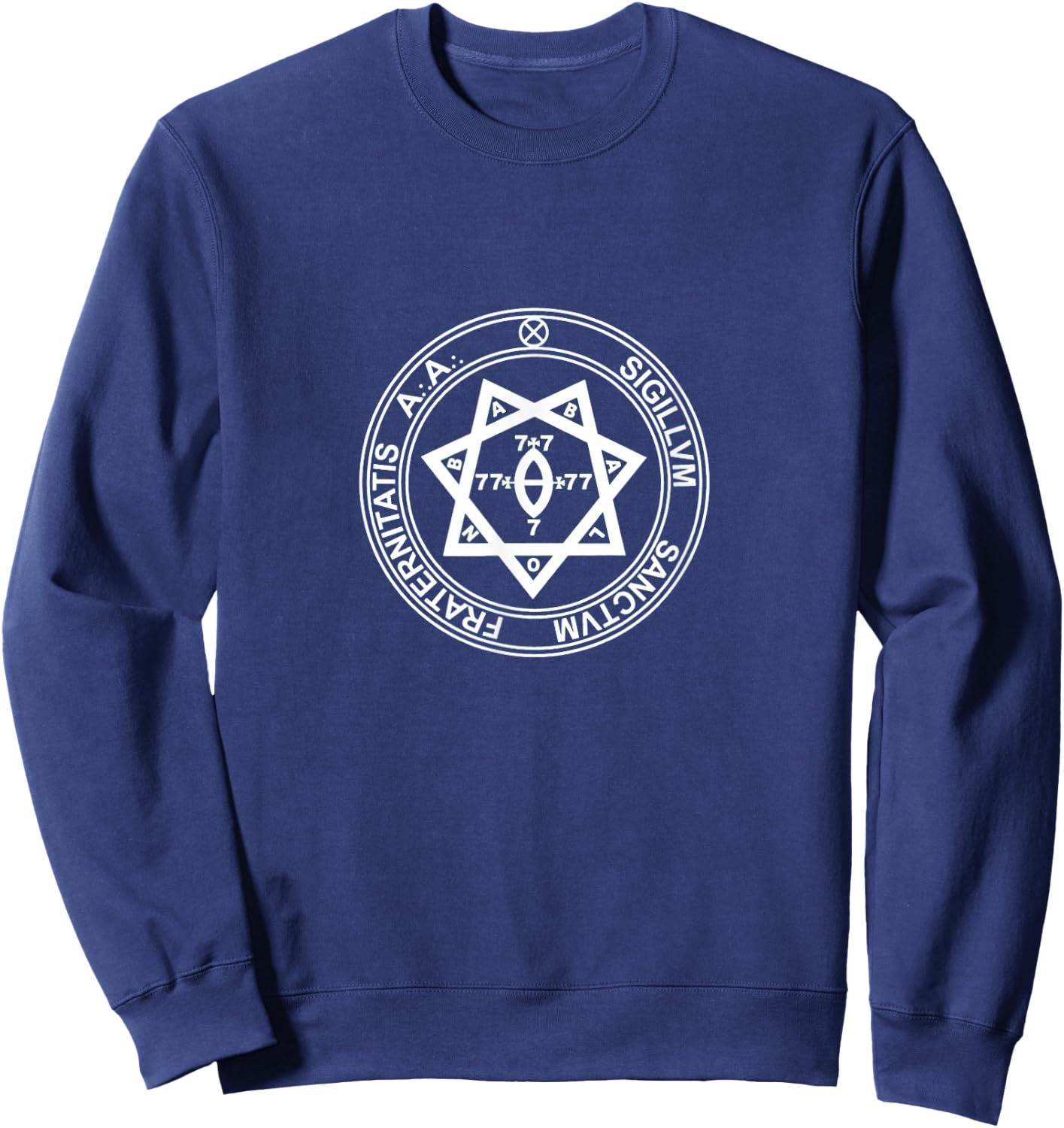 Argentum Astrum seal A.A. Thelema magick occult Will Crowley Sweatshirt - Sweatshirt | Navy